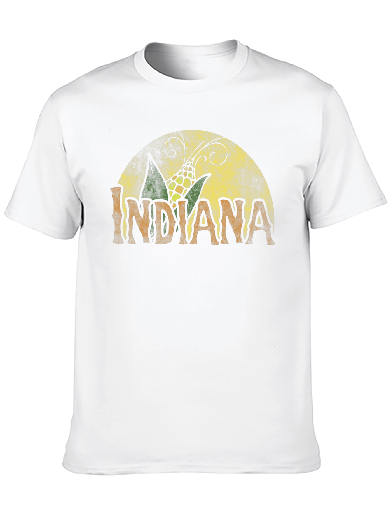 Black Indiana Corn Graphic Tee - Black Cotton T-Shirt view 10