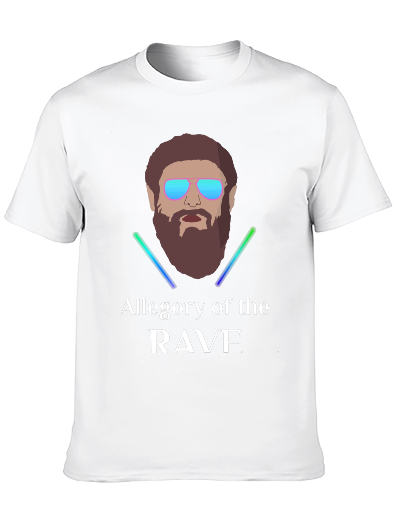 Black Allegory of the RAVF Graphic Tee view 10