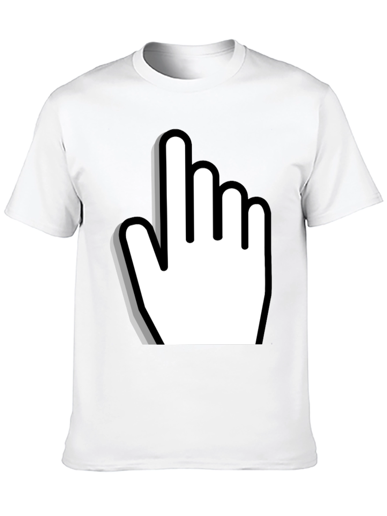 Black Pointer Graphic Tee - Novelty Design view 10