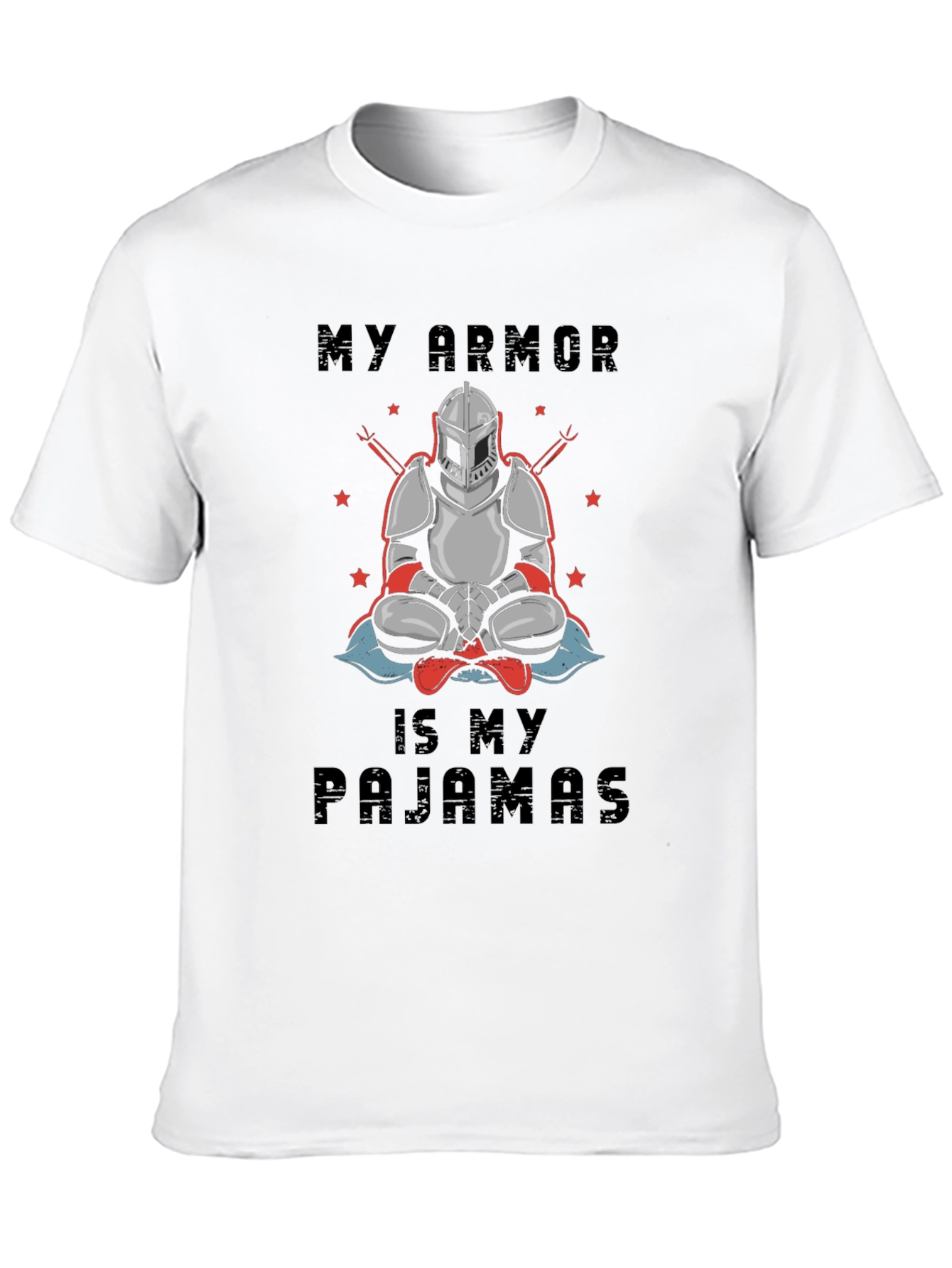 Black My Armor Is My Pajamas Graphic Tee view 10