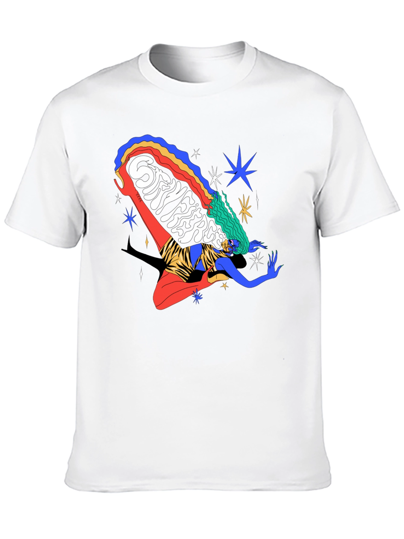 Black Stay Fierce Graphic Tee - Bold & Unique Design view 10