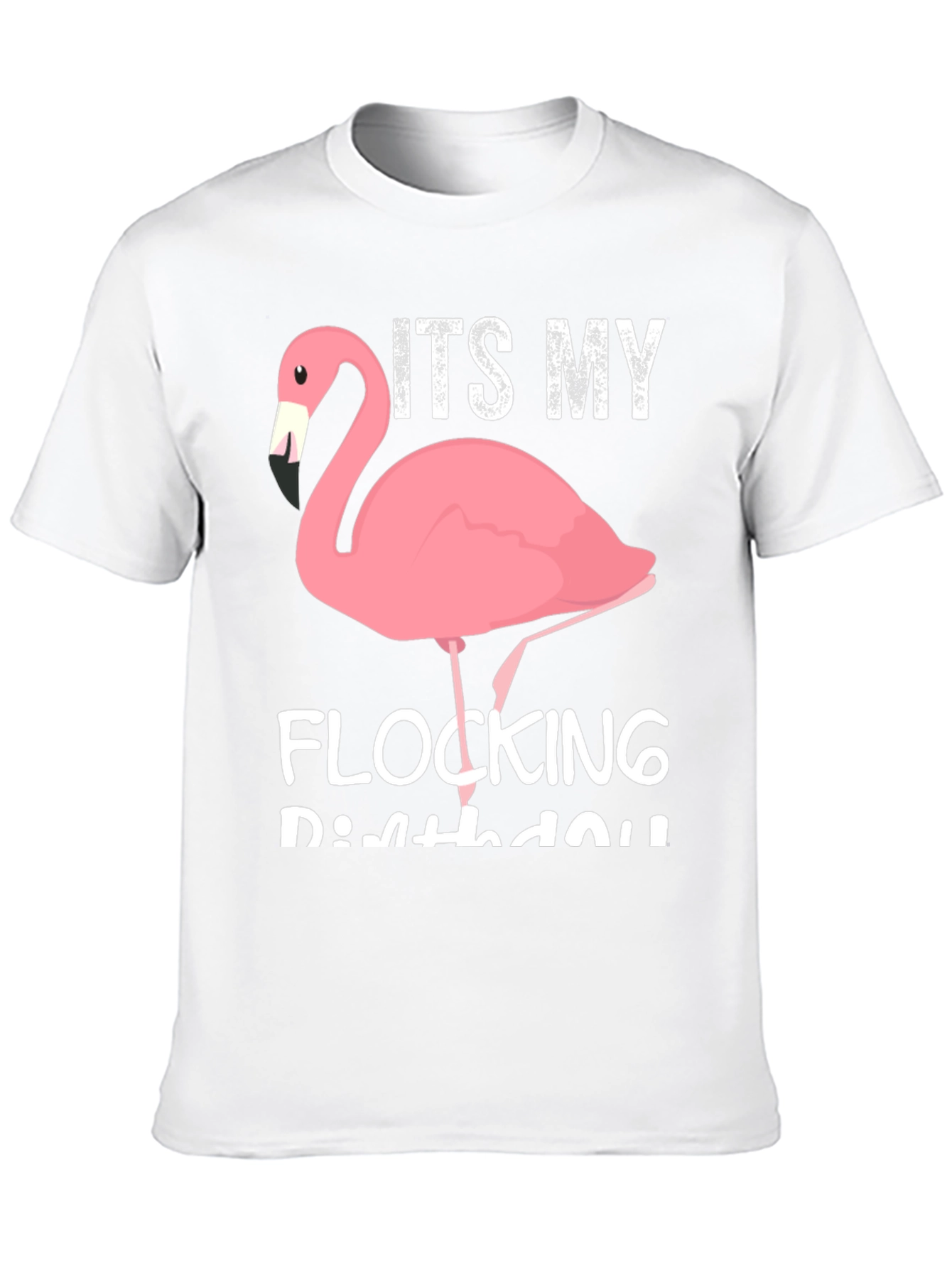 Black It's My Flocking Birthday T-Shirt view 10