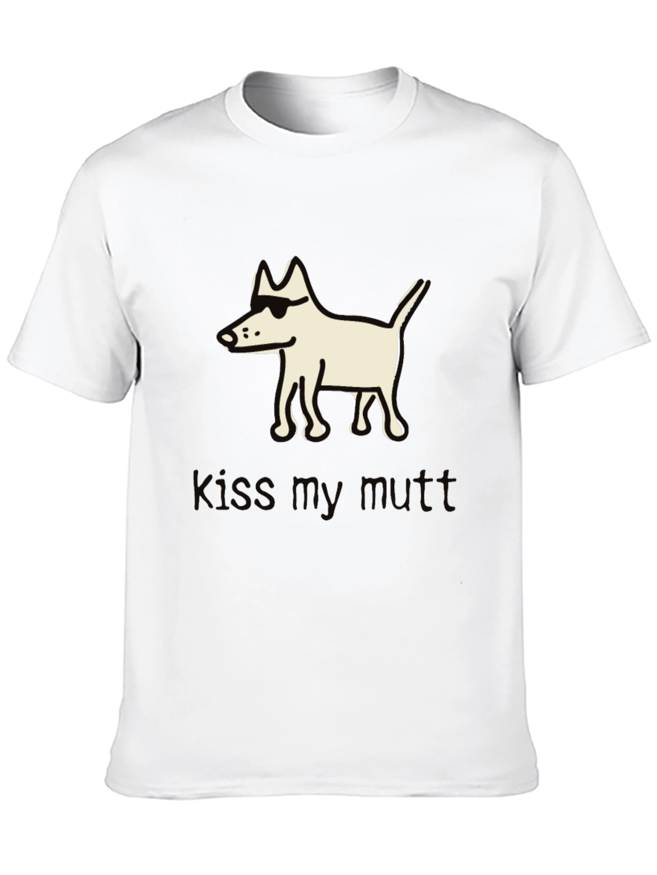 Black Cool Mutt T-Shirt - Black view 10