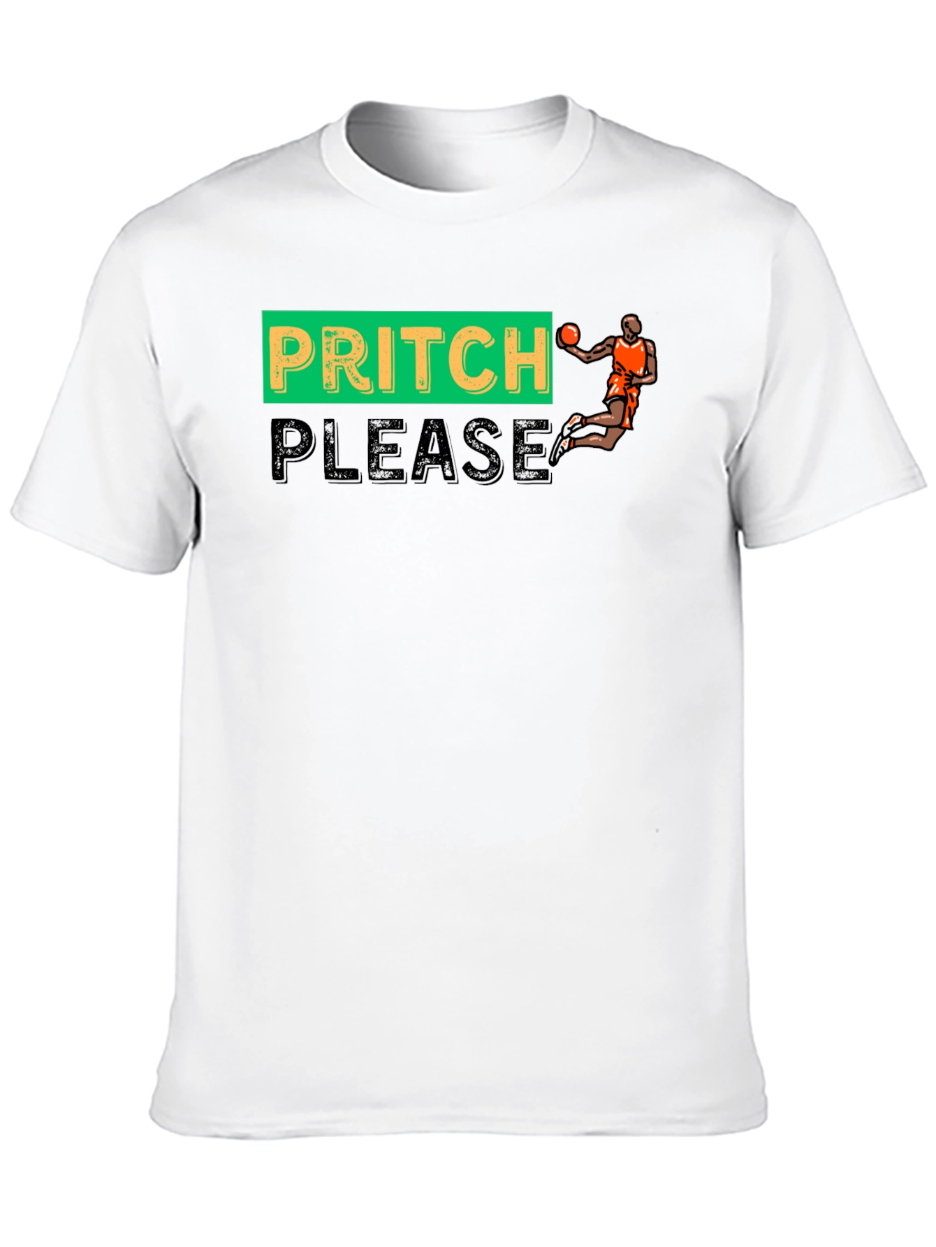 Black Pritch Please Graphic T-Shirt view 10