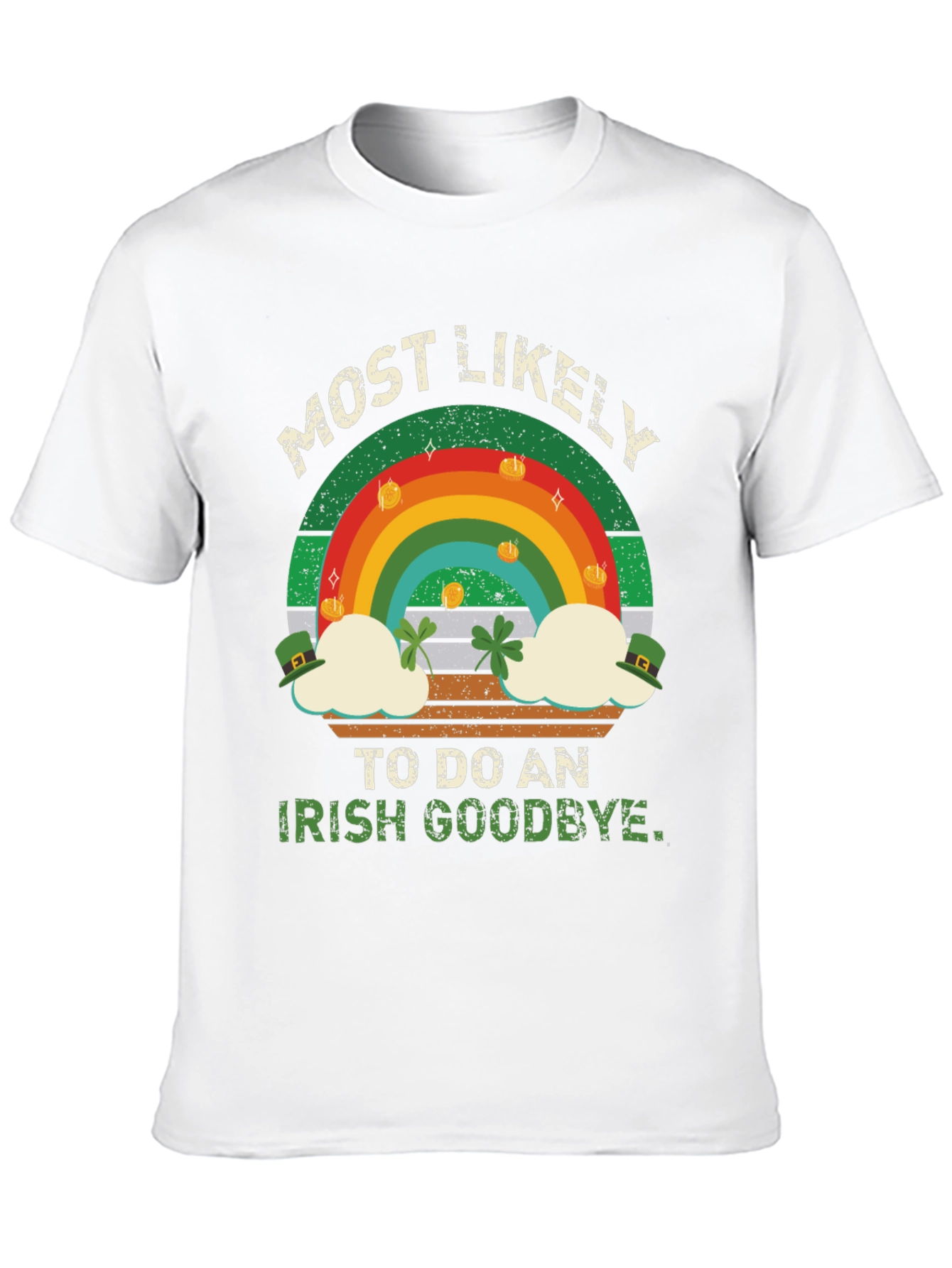 Black Irish Goodbye St. Patrick's Day Graphic Tee view 10
