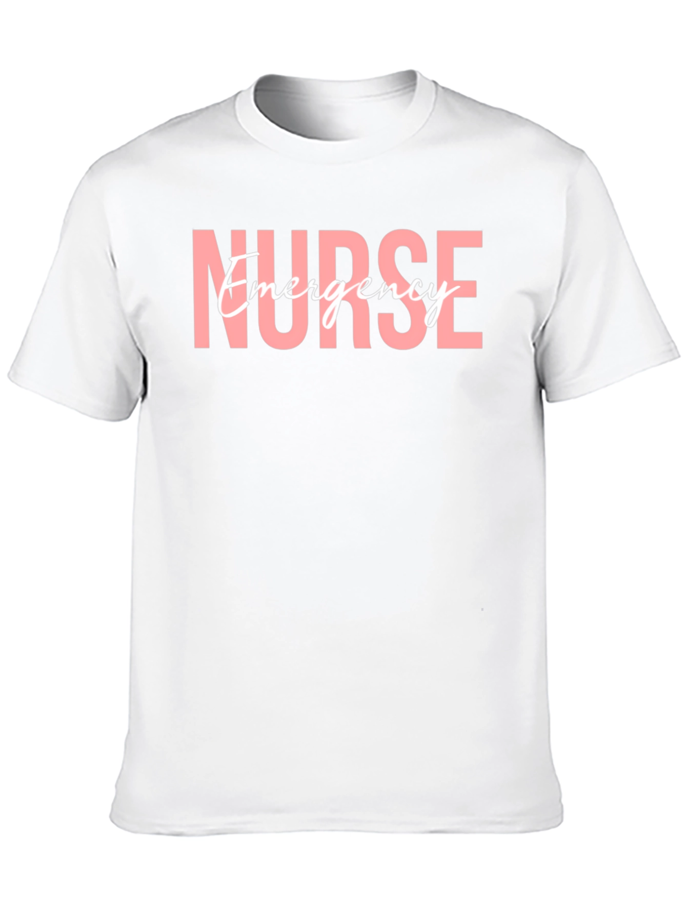 Black Emergency Nurse T-Shirt, Medical Staff Apparel view 10