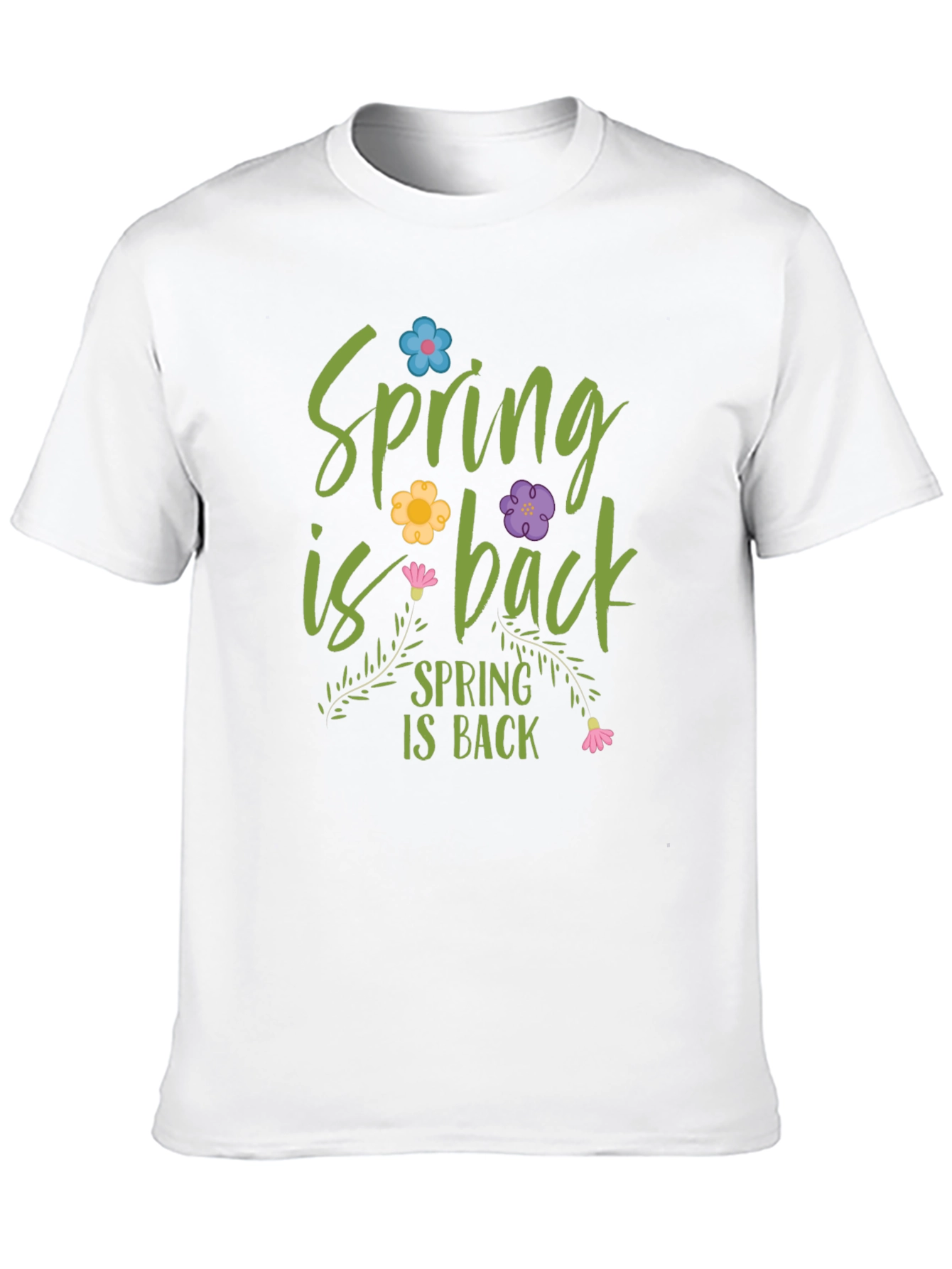 Black Spring is Back Graphic Tee - Black view 10