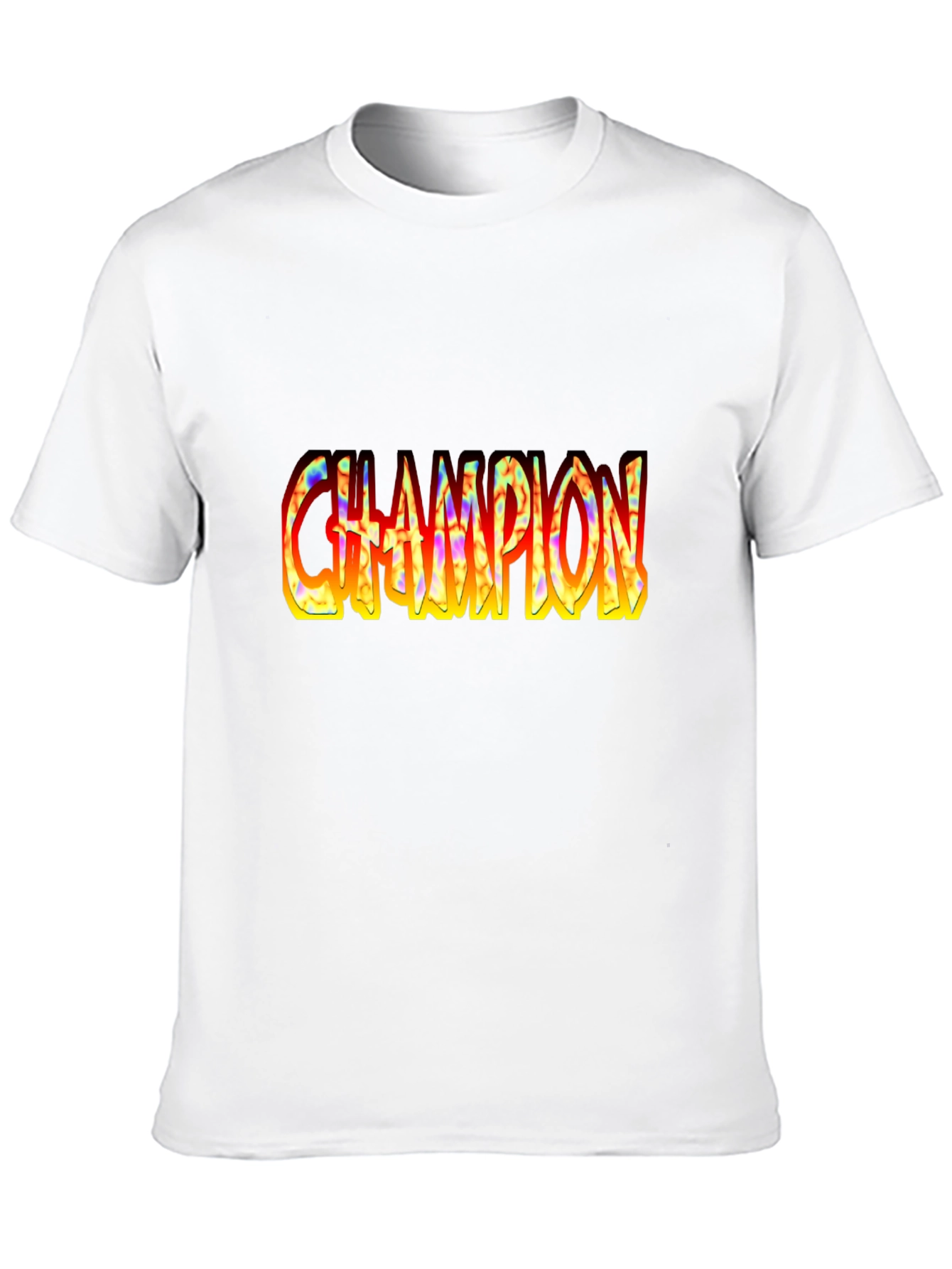 Black Champion Graphic Print Black T-Shirt view 10