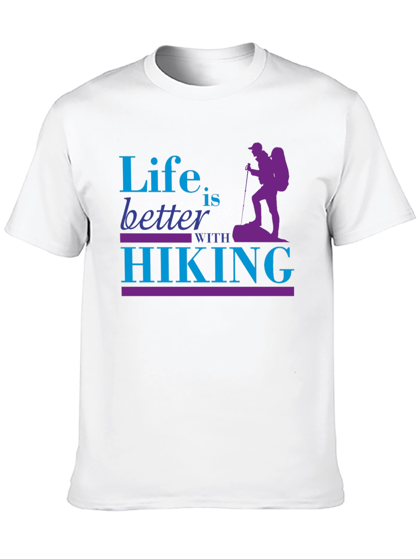 Black Life is Better with Hiking Graphic T-Shirt view 10