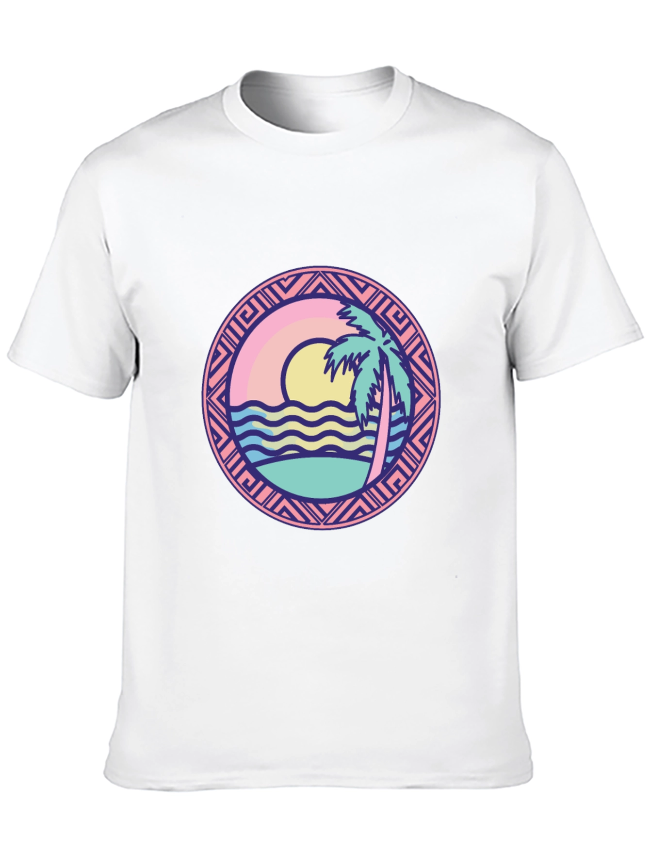 Black Tropical Beach Graphic T-Shirt - Vacation Vibes view 10