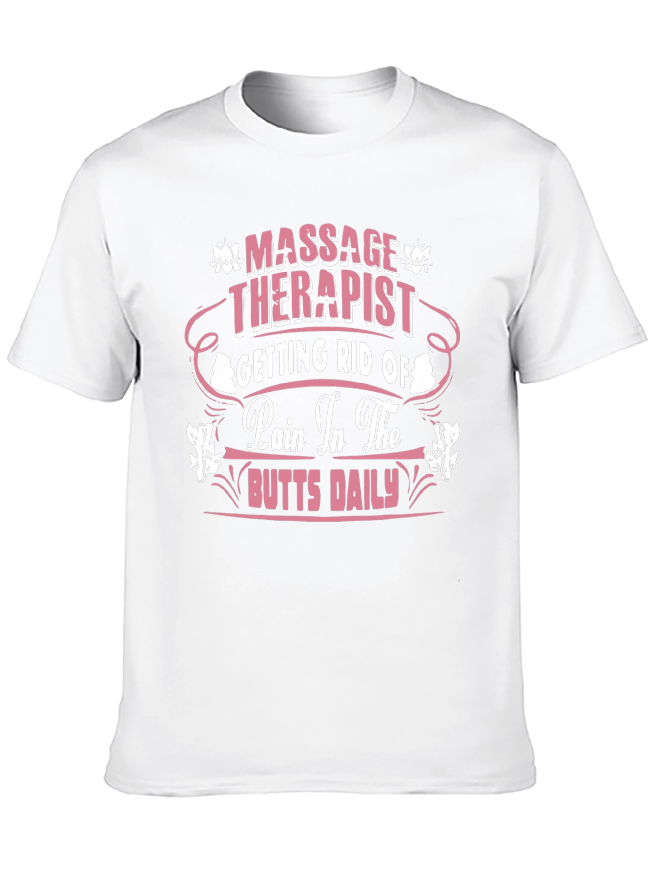 Black Massage Therapist Humor Graphic T-Shirt view 10