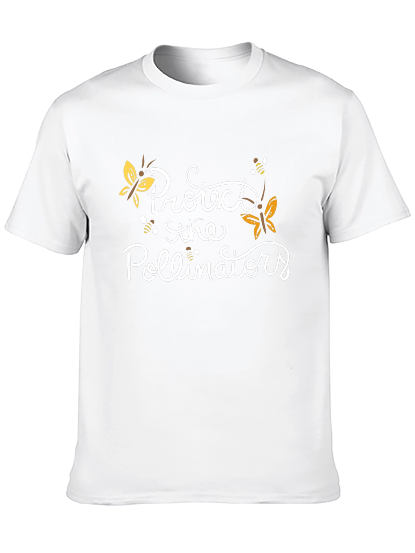 Protect Pollinators Black Graphic T-Shirt - 10