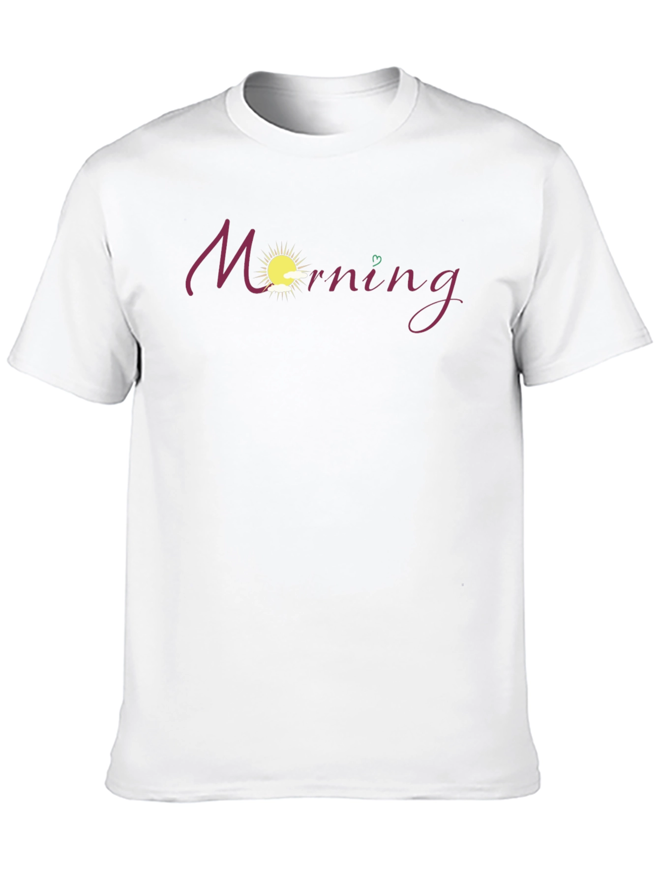 Black Morning Graphic Tee - Black Cotton Blend Shirt view 10