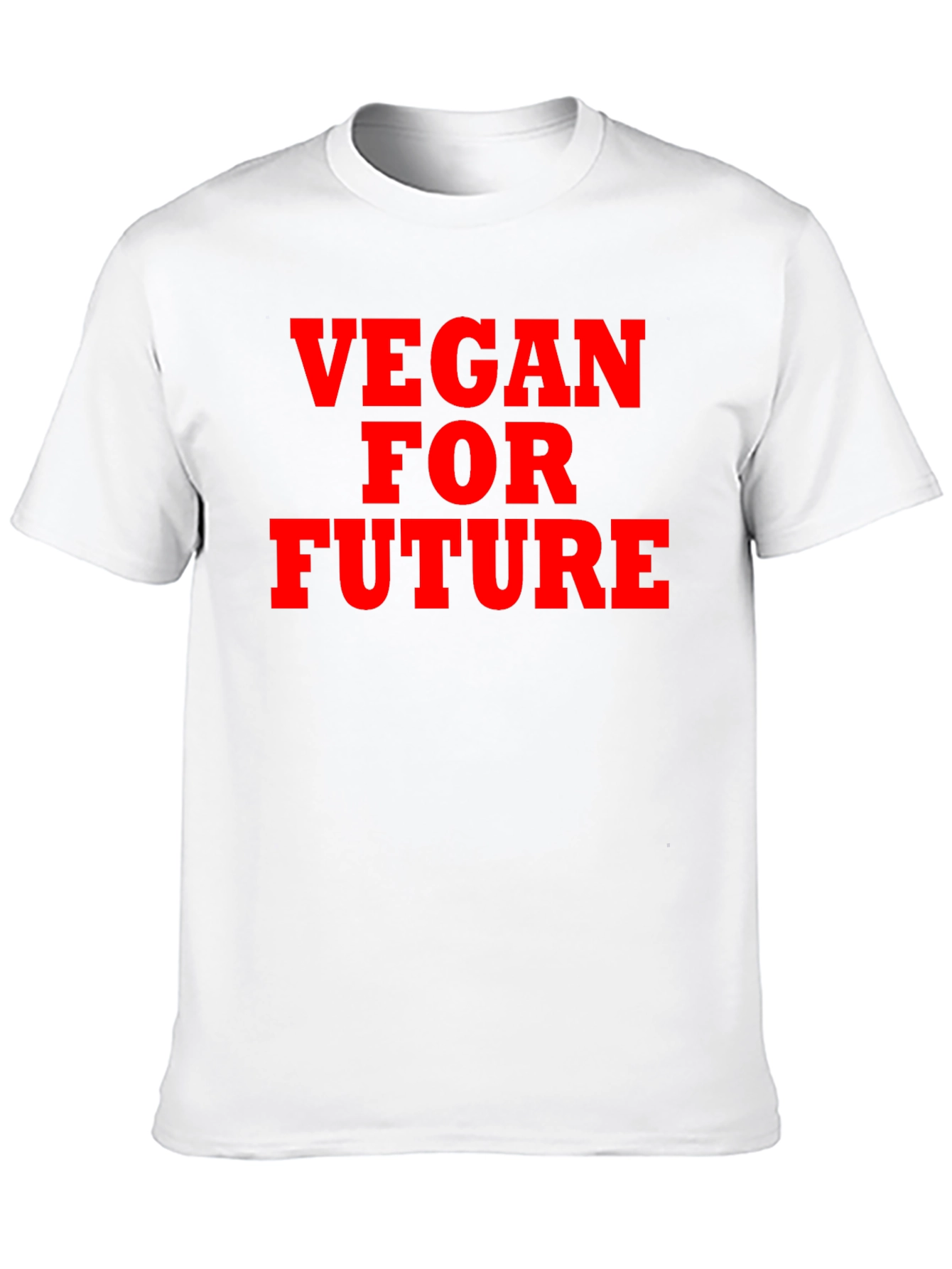 Black Vegan for Future T-Shirt - Eco-Conscious Statement Tee view 10
