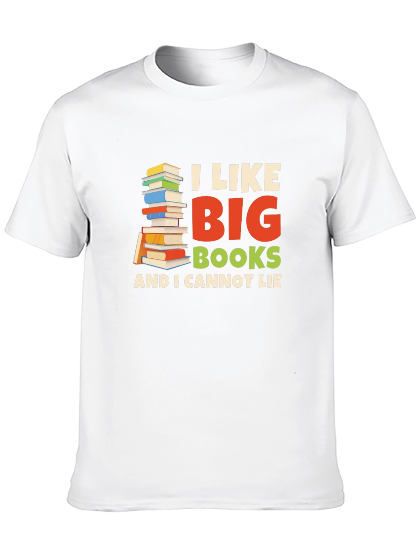 Black I Like Big Books T-Shirt - Novelty Reader Tee view 10