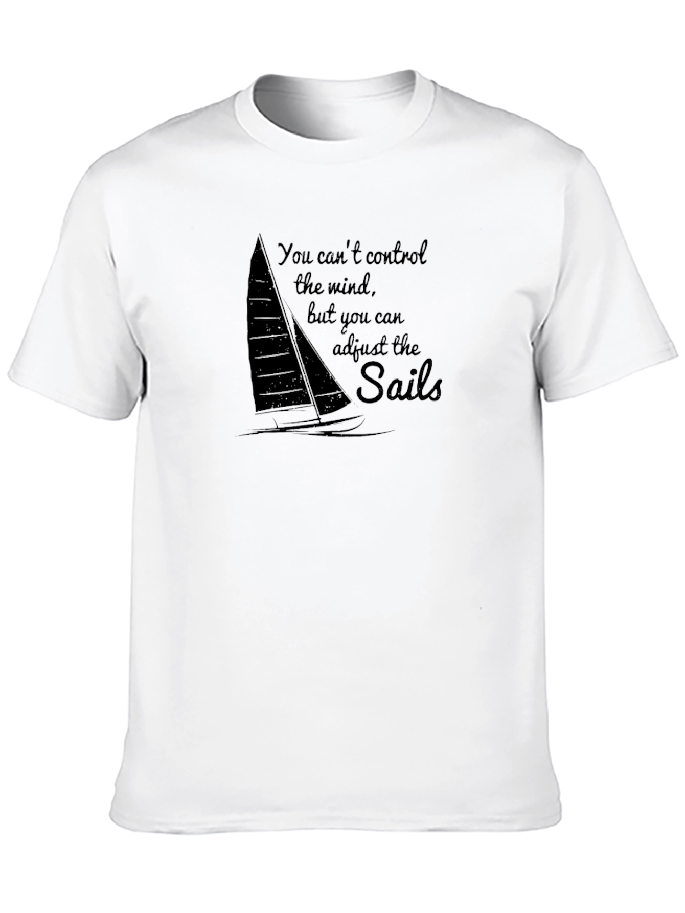 Black Mind Sails T-Shirt - Inspirational Sailing Tee view 10