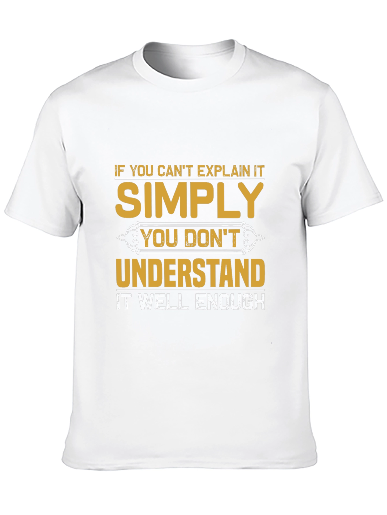 Black Simply Understand Graphic Tee view 10