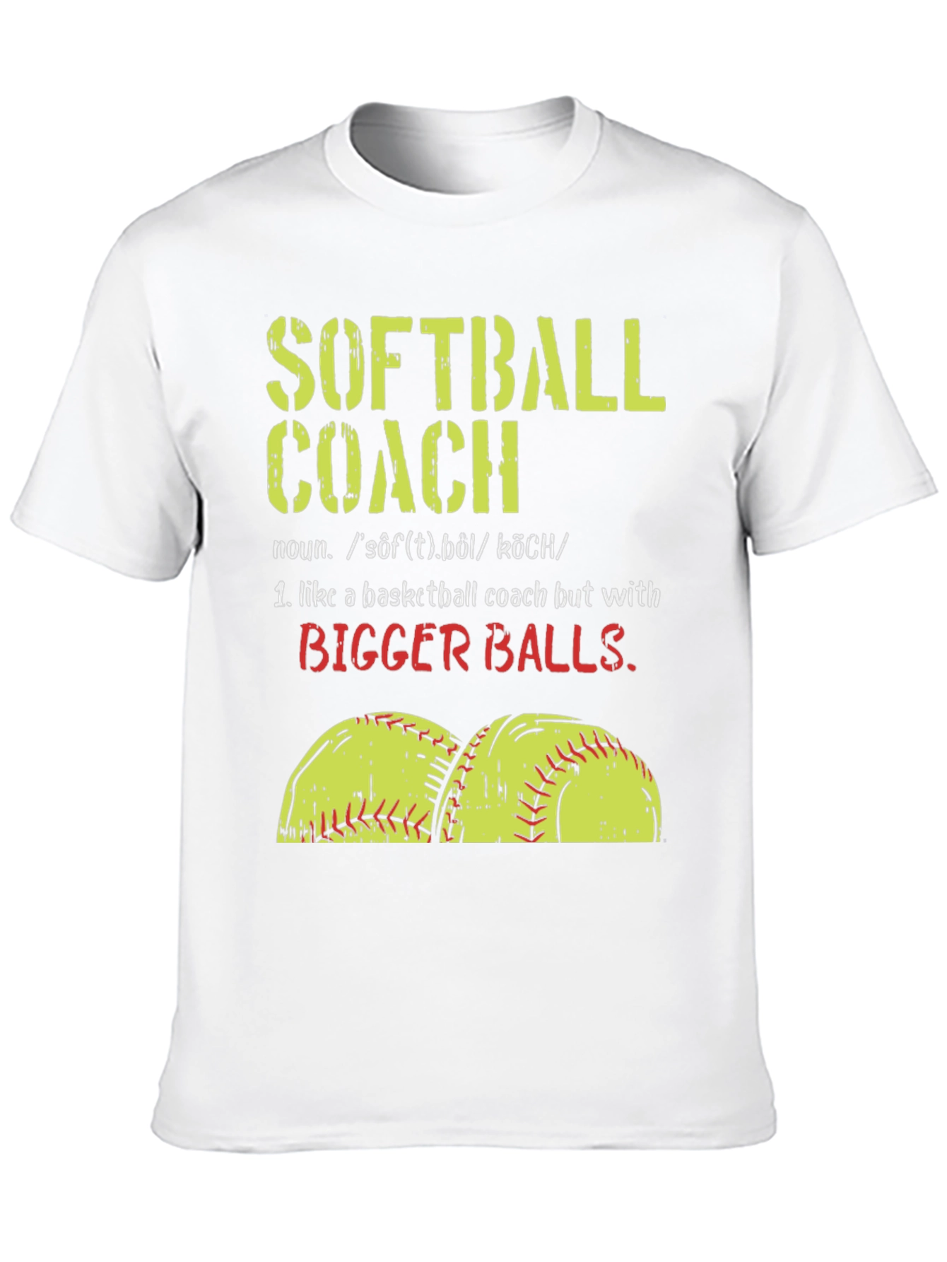 Black Softball Coach T-Shirt - Funny Saying Tee view 10