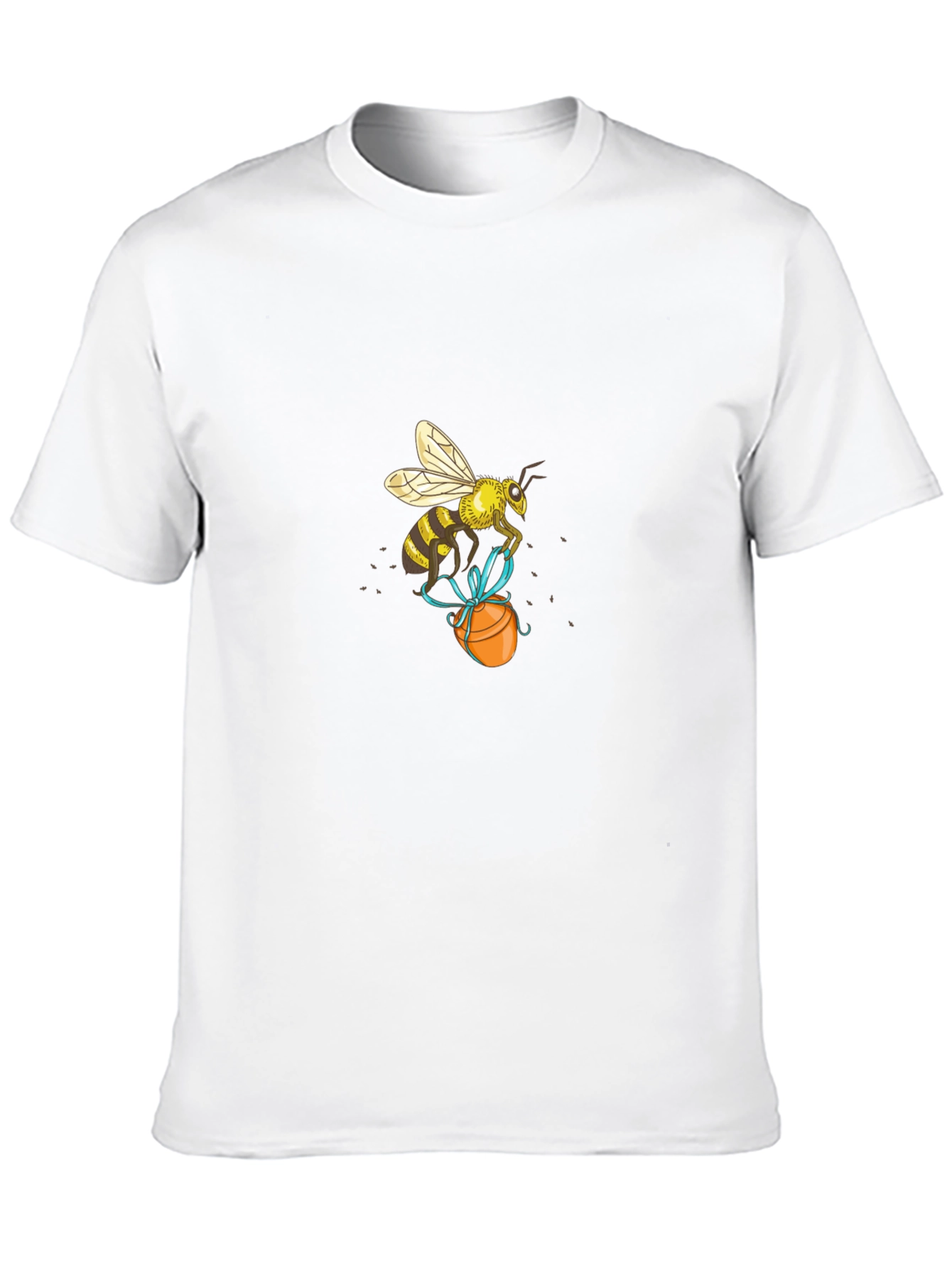 Black Bee with Egg T-Shirt - Unique Graphic Tee view 10