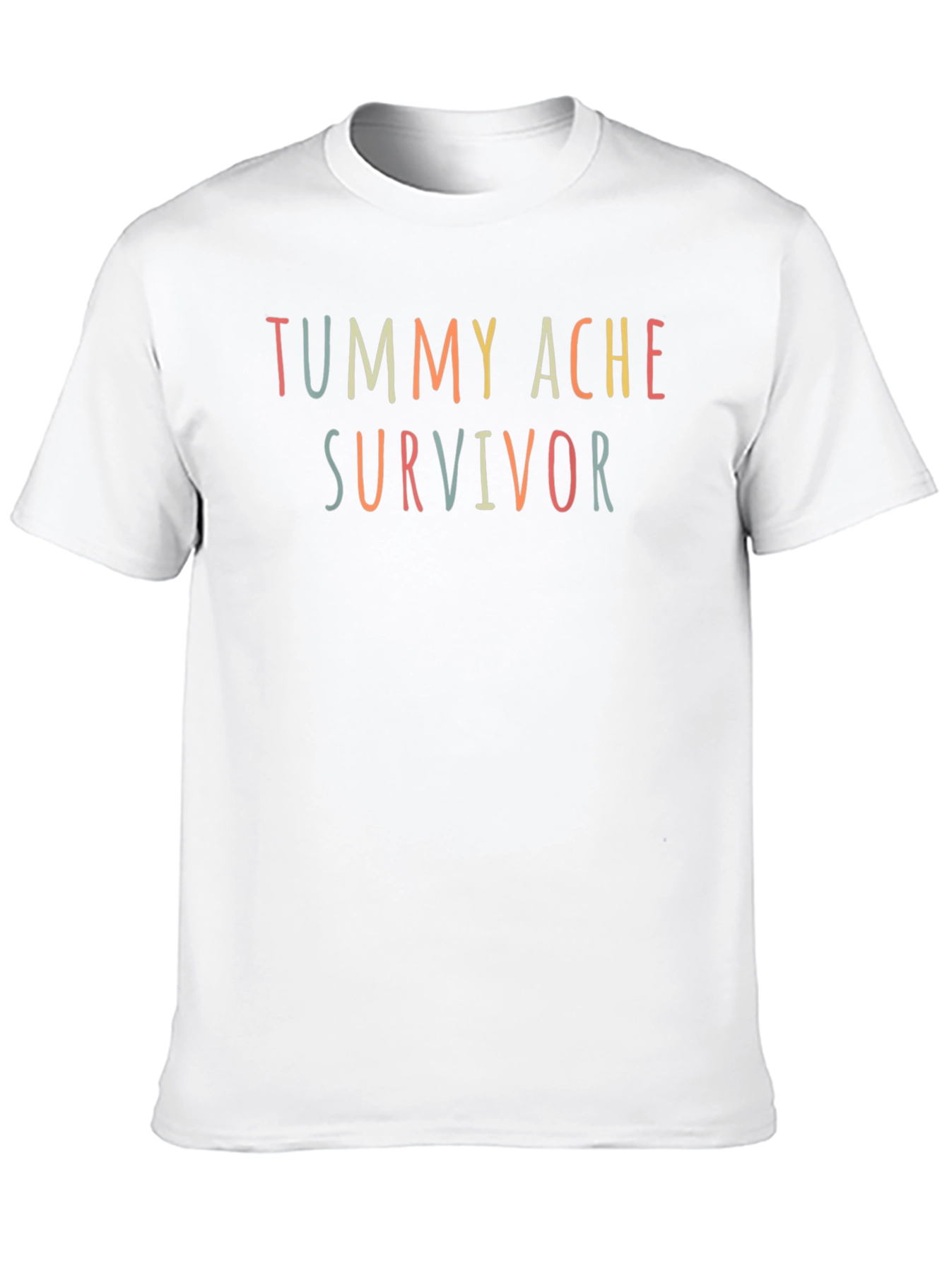 Black Tummy Ache Survivor Graphic Tee view 10