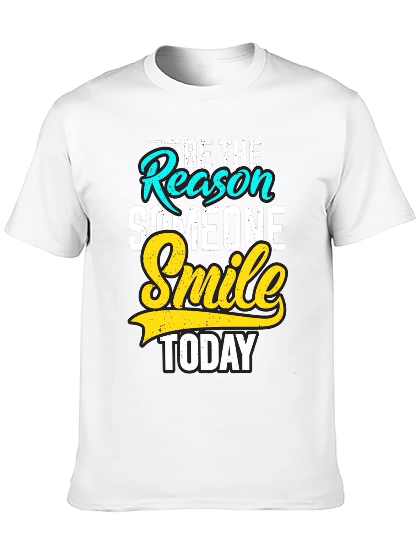 Black Be the Reason Smile Today Black Graphic Tee view 10