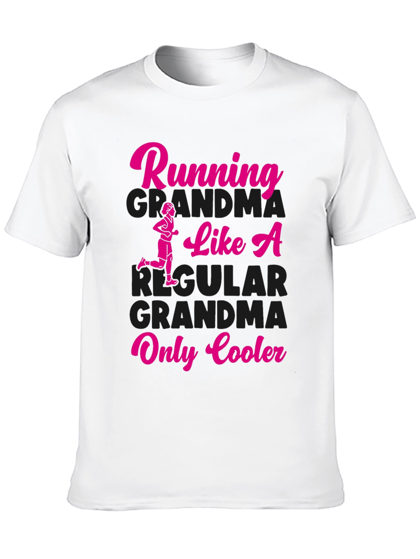 Black Running Grandma Graphic Tee - Only Cooler! view 10