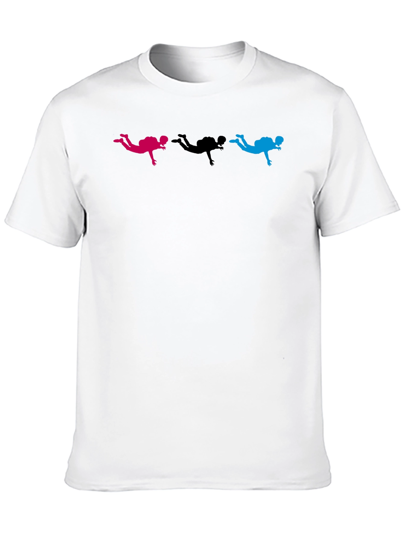 Black Skydiver Graphic Black T-Shirt view 10