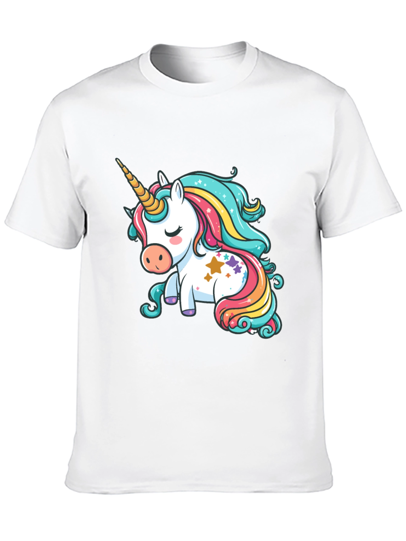 Black Unicorn Graphic Tee - Cute Cartoon Design view 10
