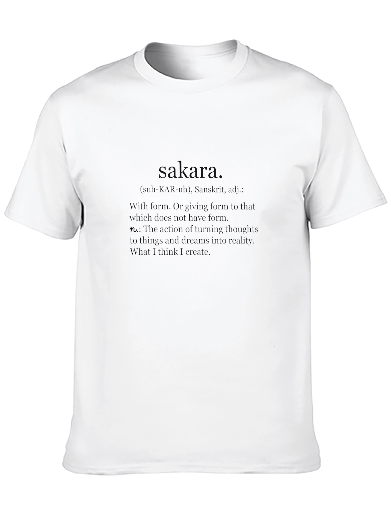 Black Sakara Definition Graphic Tee - Black T-Shirt view 10