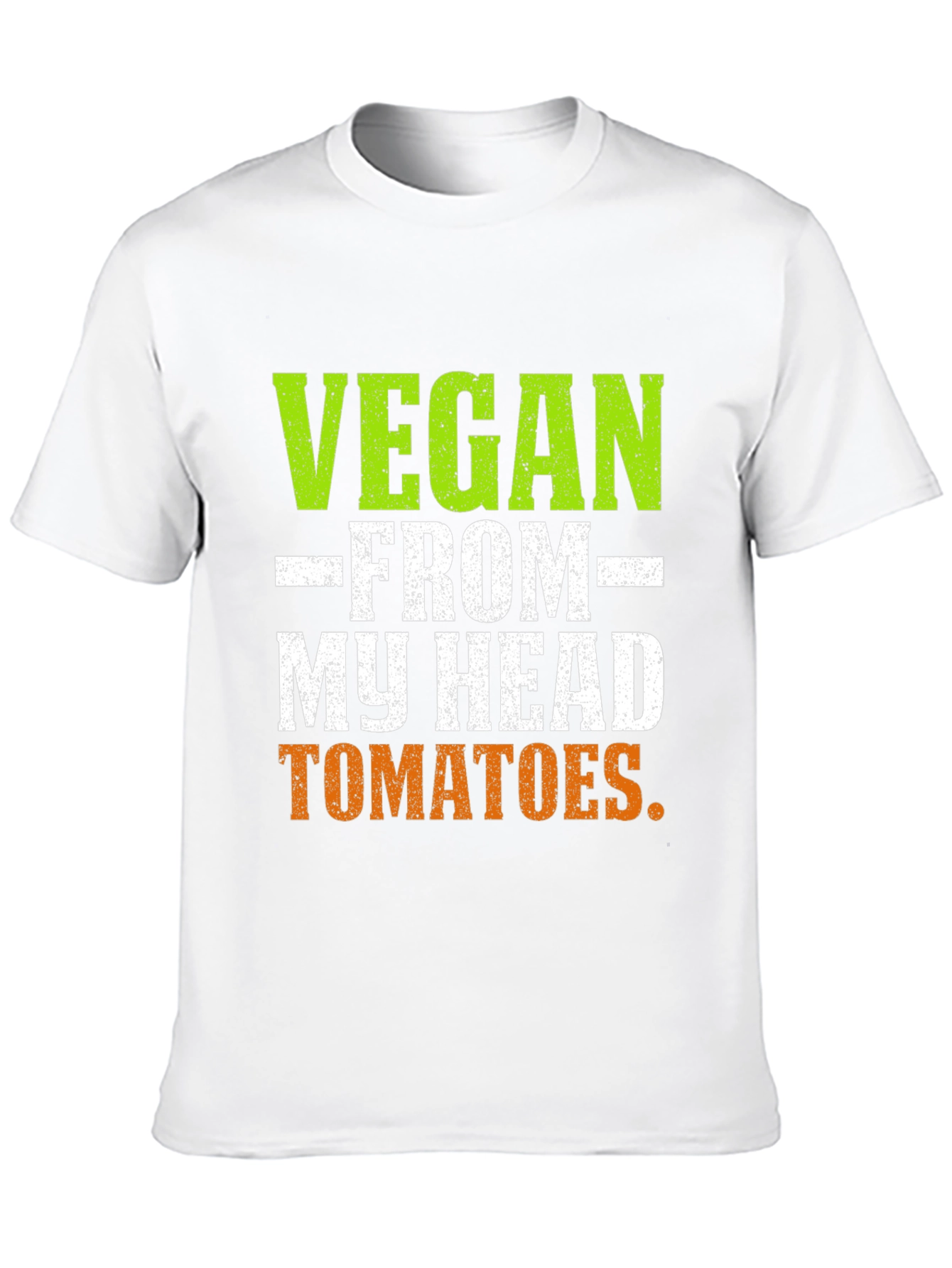 Black Vegan From My Head Tomatoes T-Shirt view 10