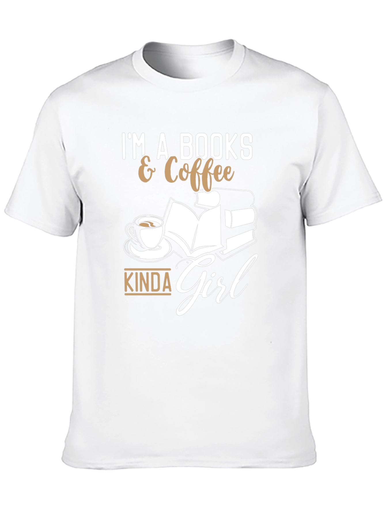 Black Books & Coffee Kinda Girl T-Shirt view 10