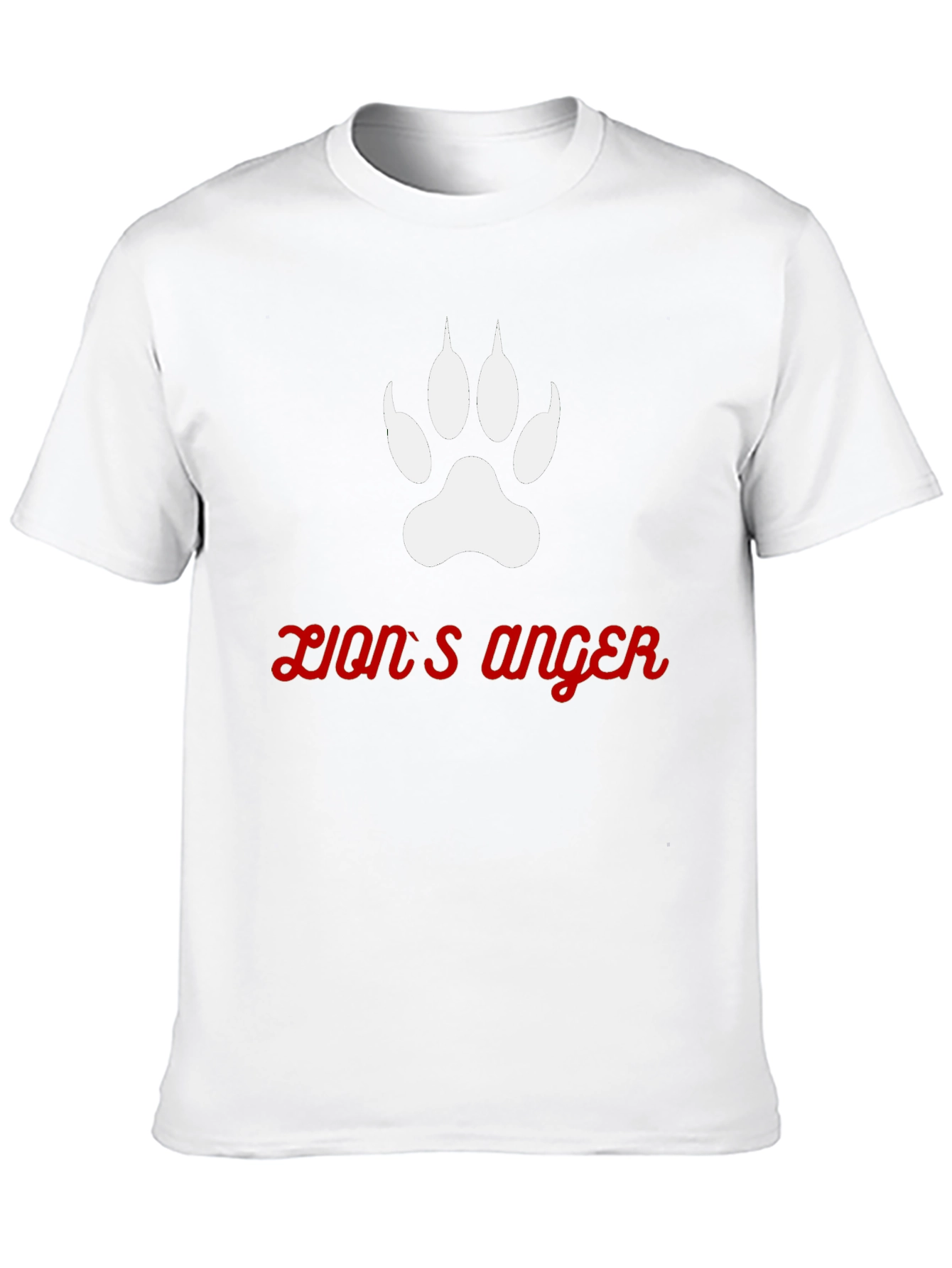 Black Lion's Anger Graphic Tee - Black Cotton Blend view 10