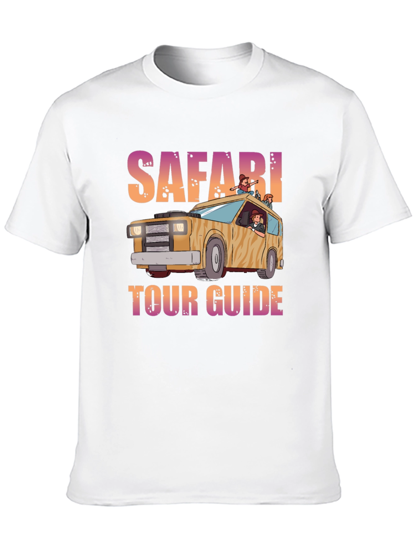 Black Safari Tour Guide Graphic T-Shirt view 10