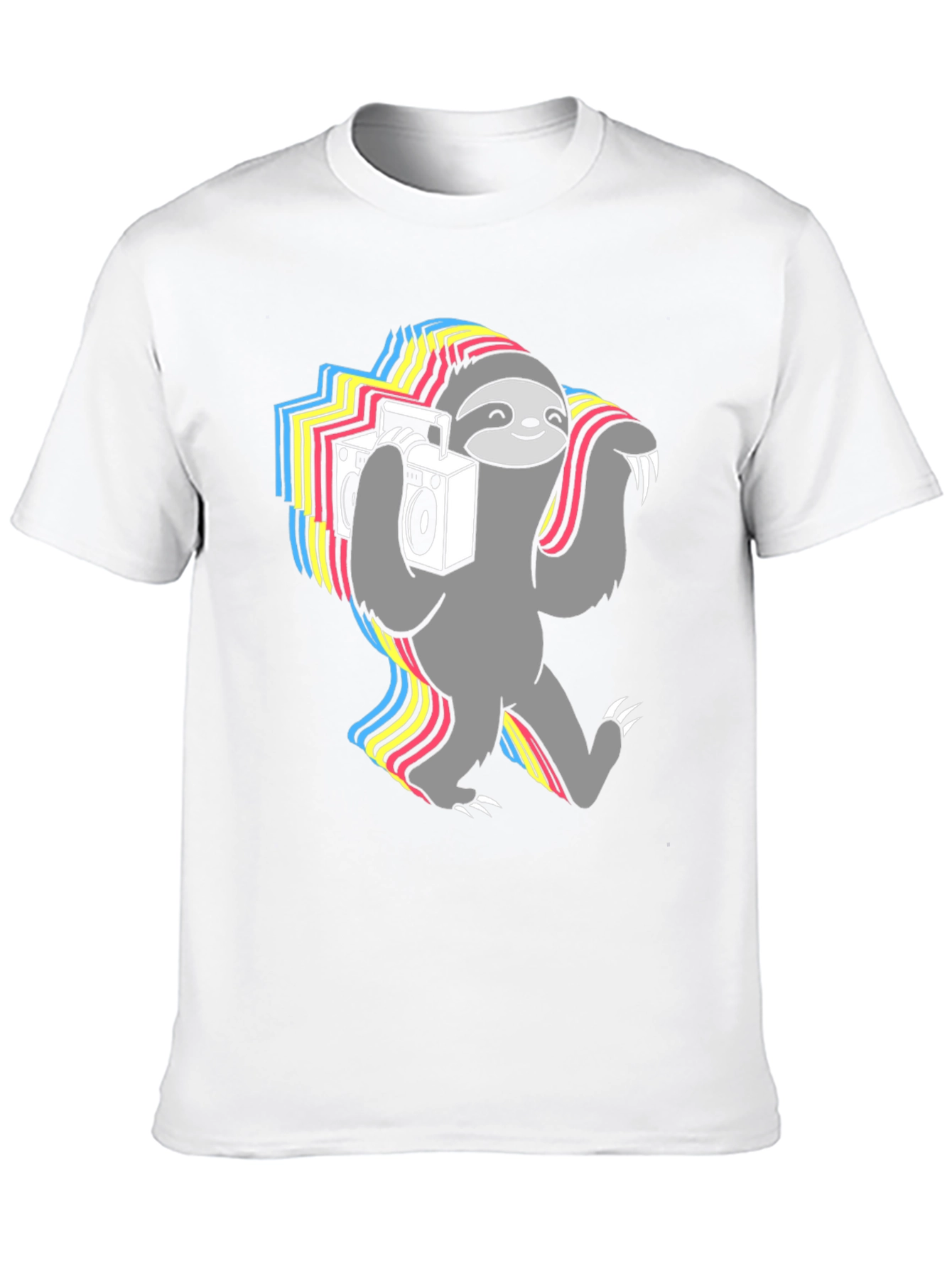 Black Sloth DJ Graphic Tee - Cool & Funky view 10