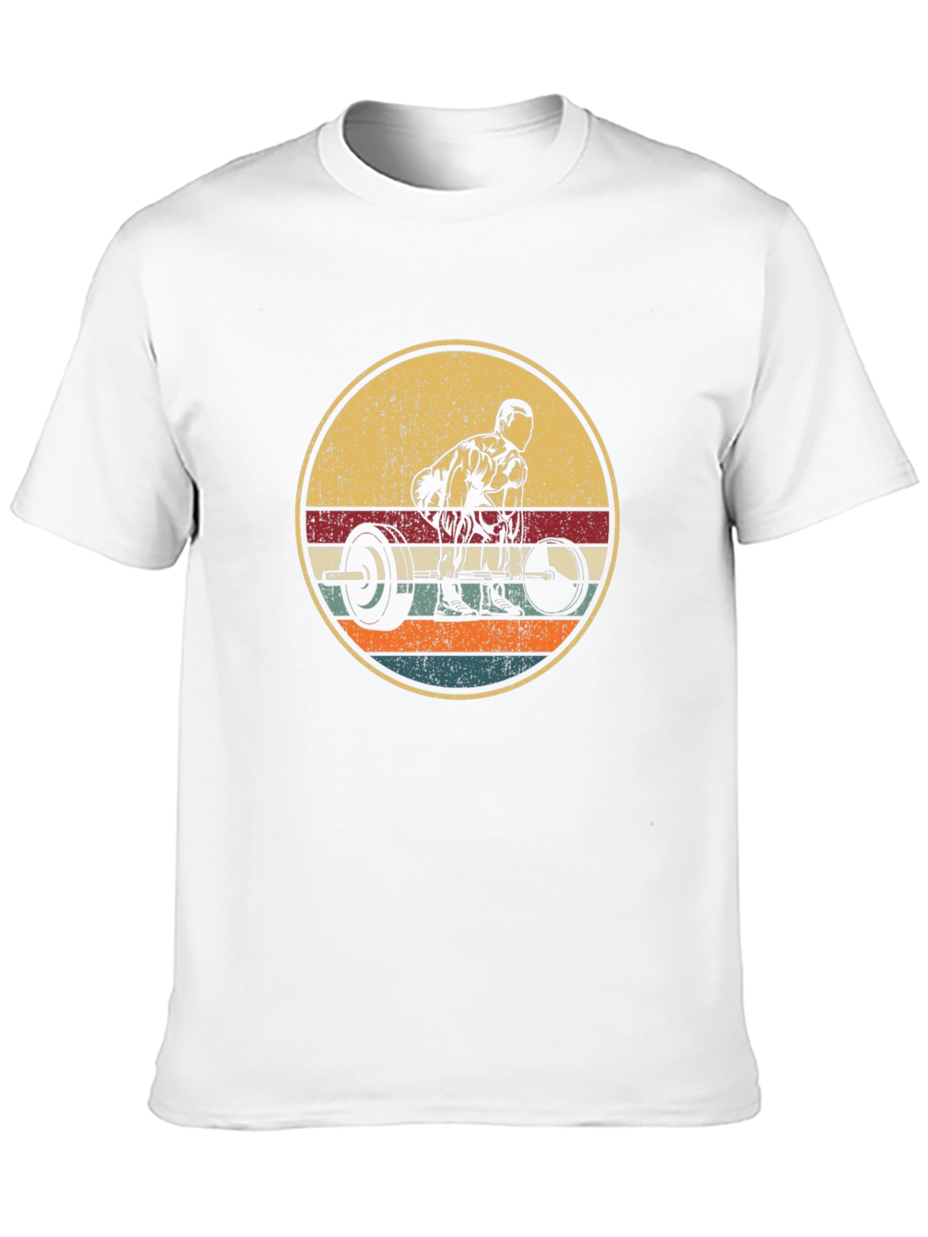 Black Retro Weightlifting T-Shirt - Vintage Gym Apparel view 10