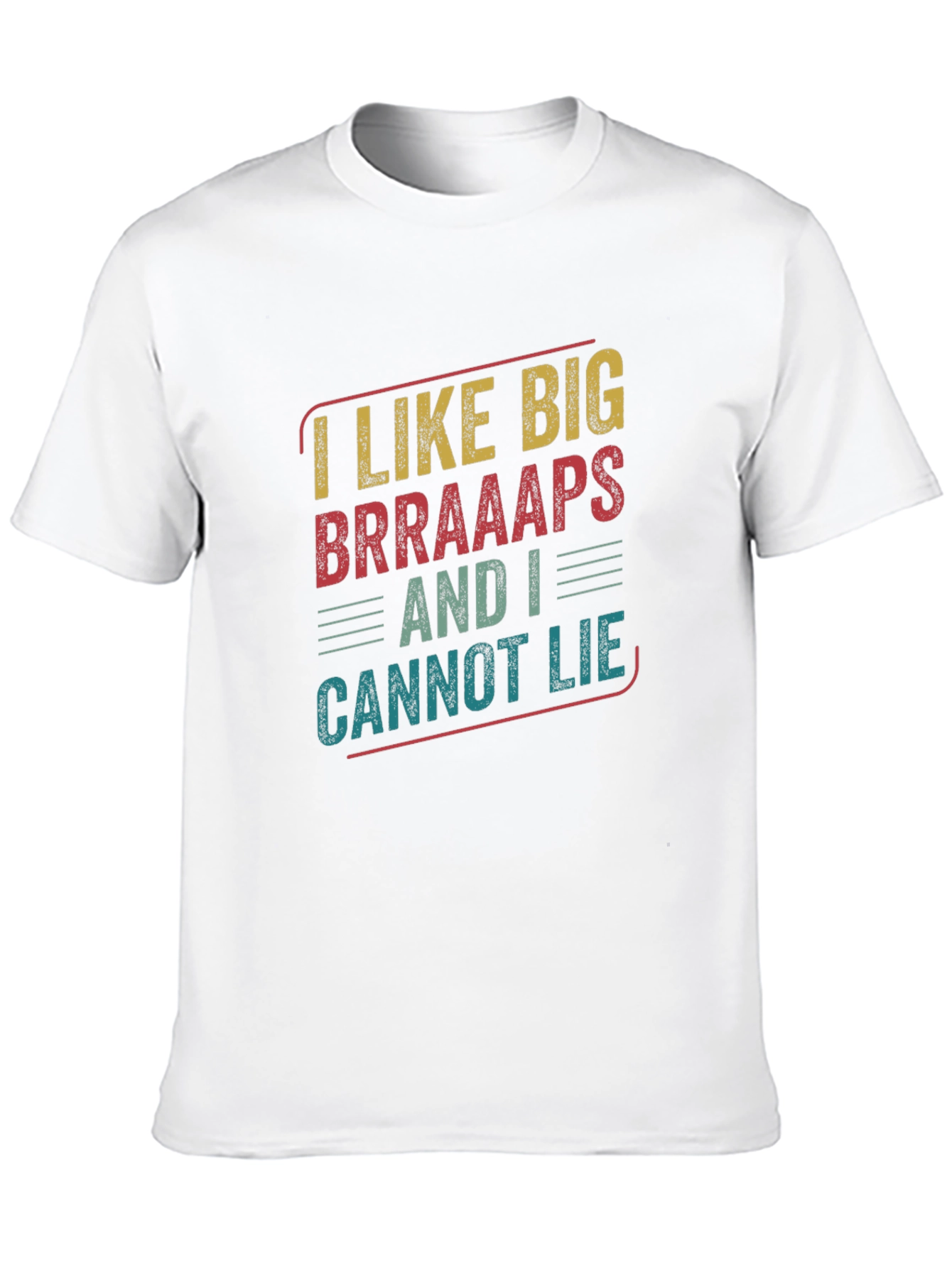 Black I Like Big Brraaaps Funny T-Shirt view 10