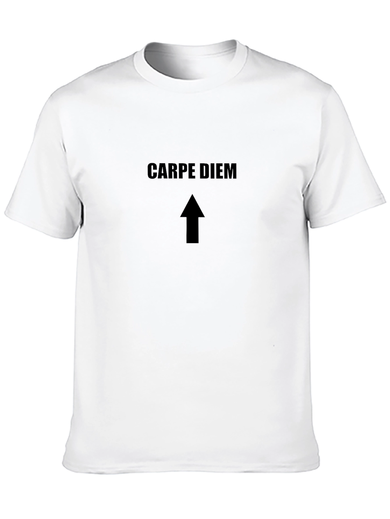 Black Carpe Diem Graphic T-Shirt - Black view 10