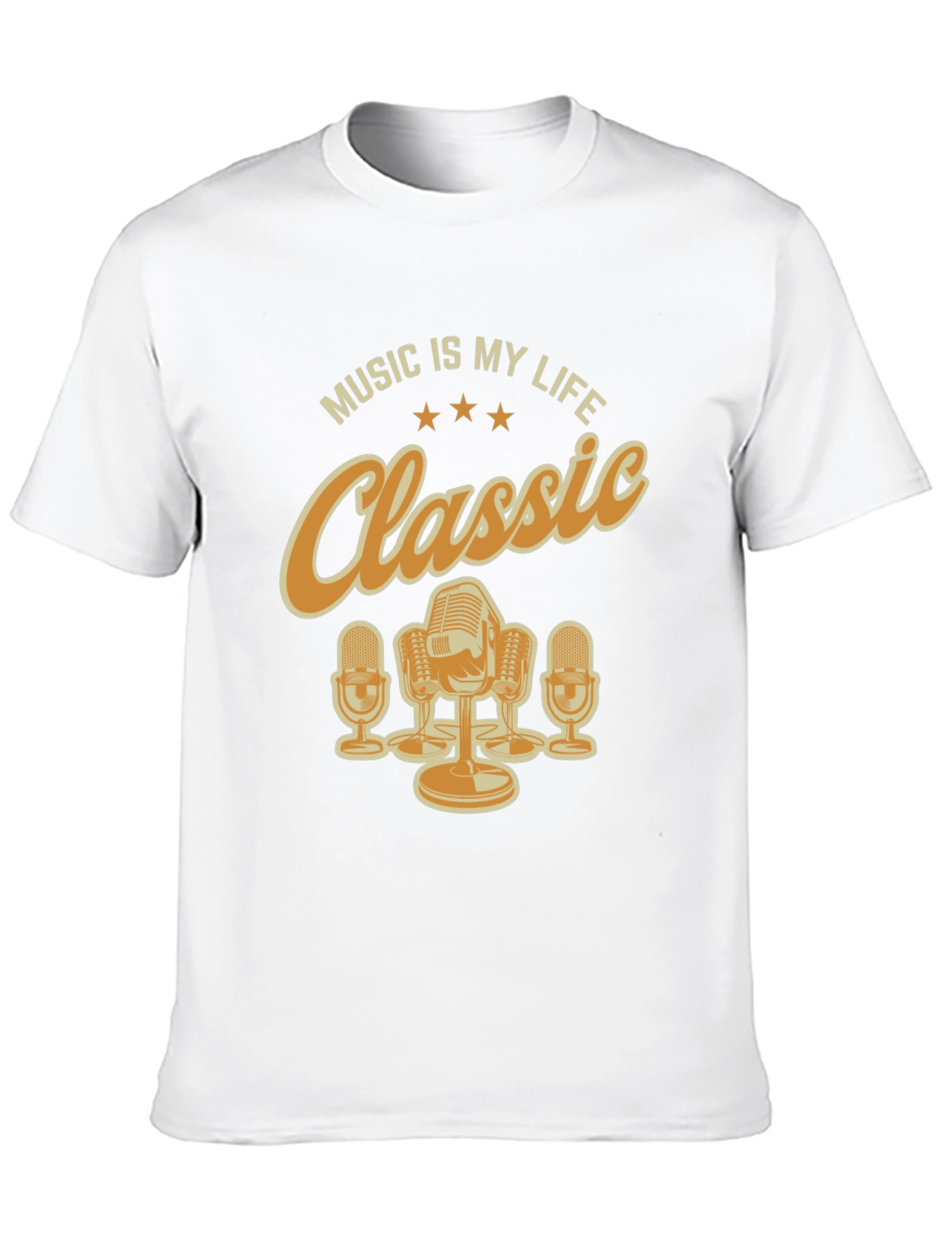 Black Classic Music is My Life Graphic T-Shirt view 10