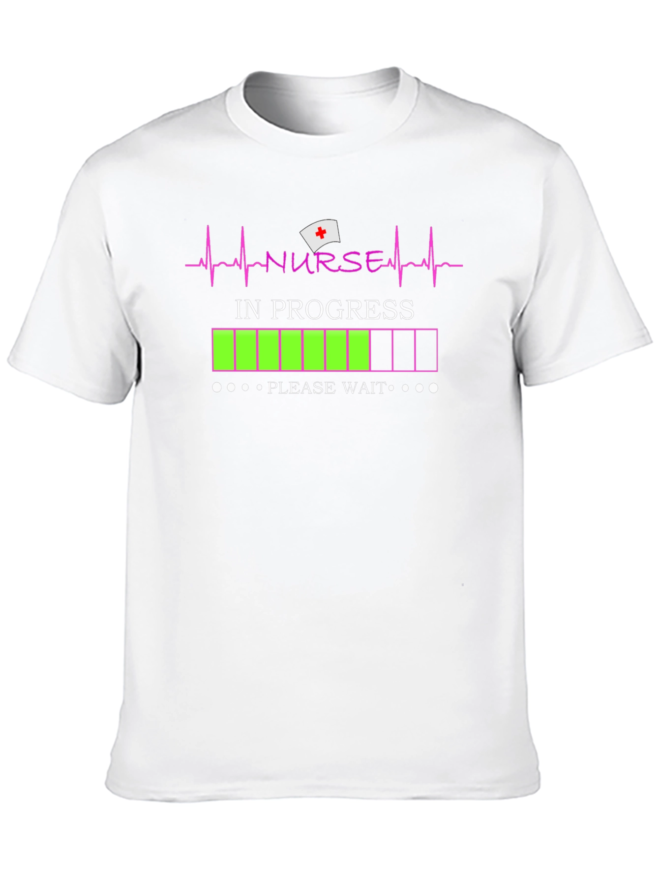 Black Nurse In Progress T-Shirt - Funny Future Nurse Gift view 10