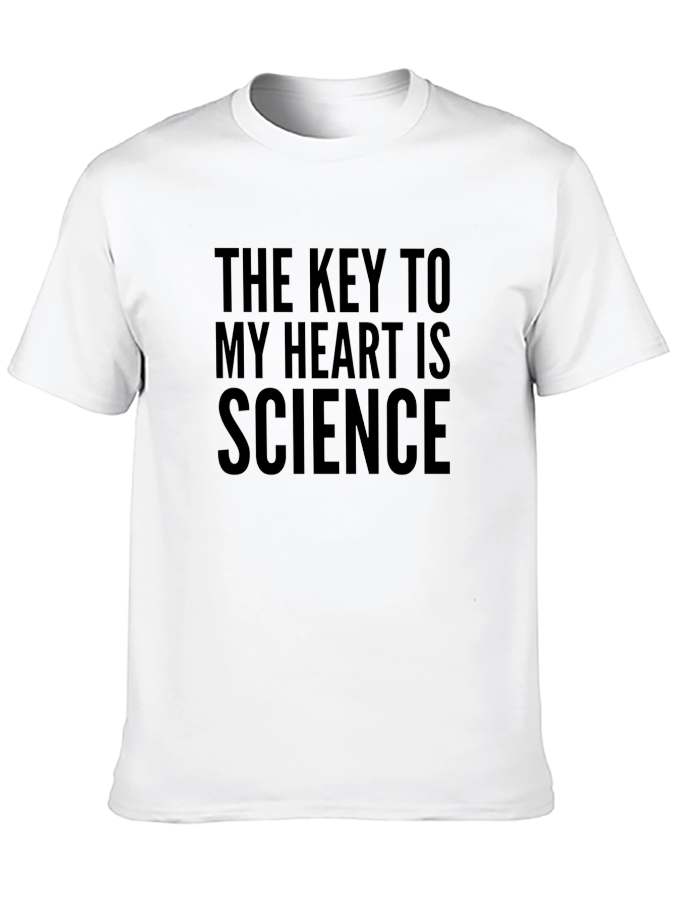 Black Science Heart T-Shirt: Love and Logic Tee view 10