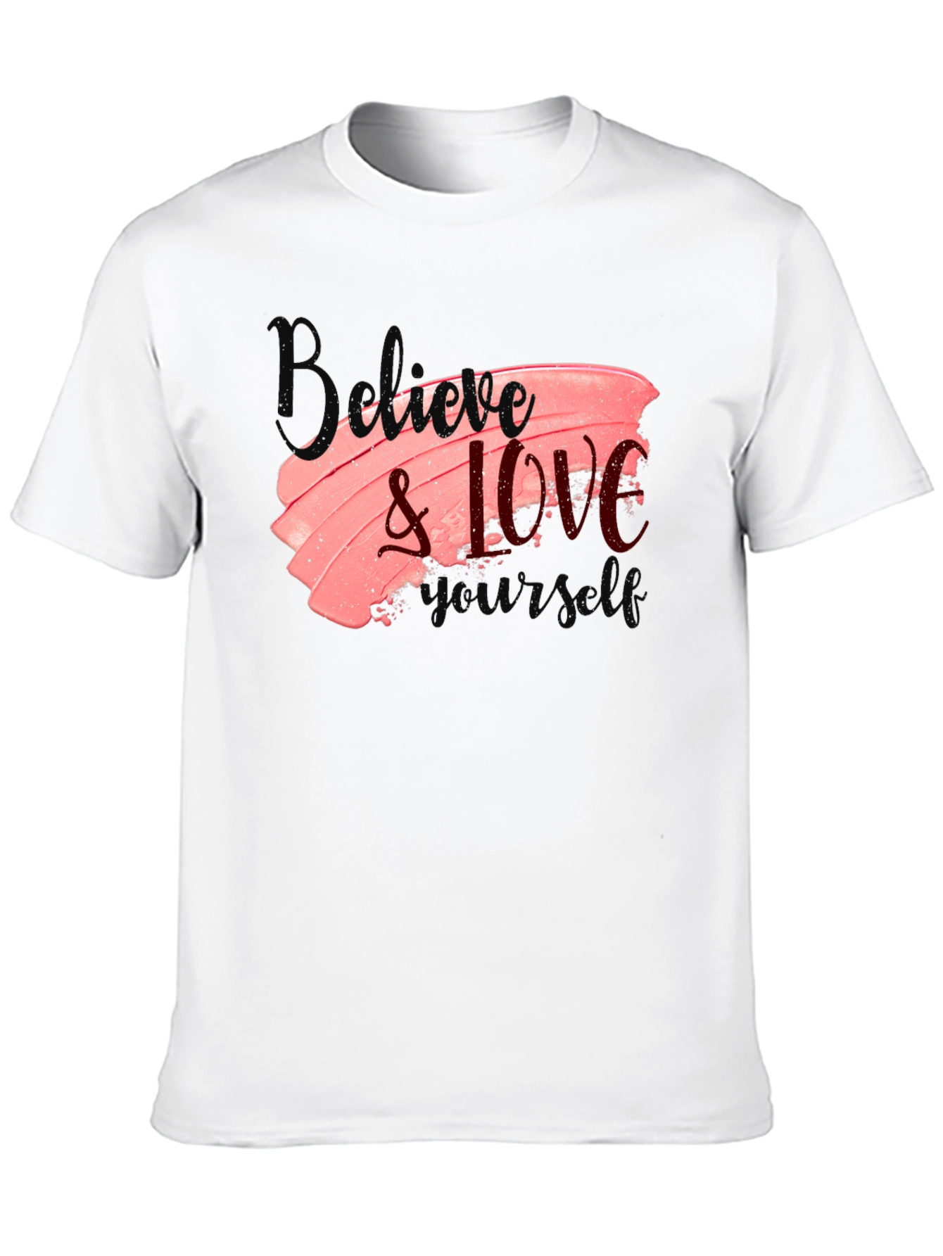 Black Believe & Love Graphic Tee view 10