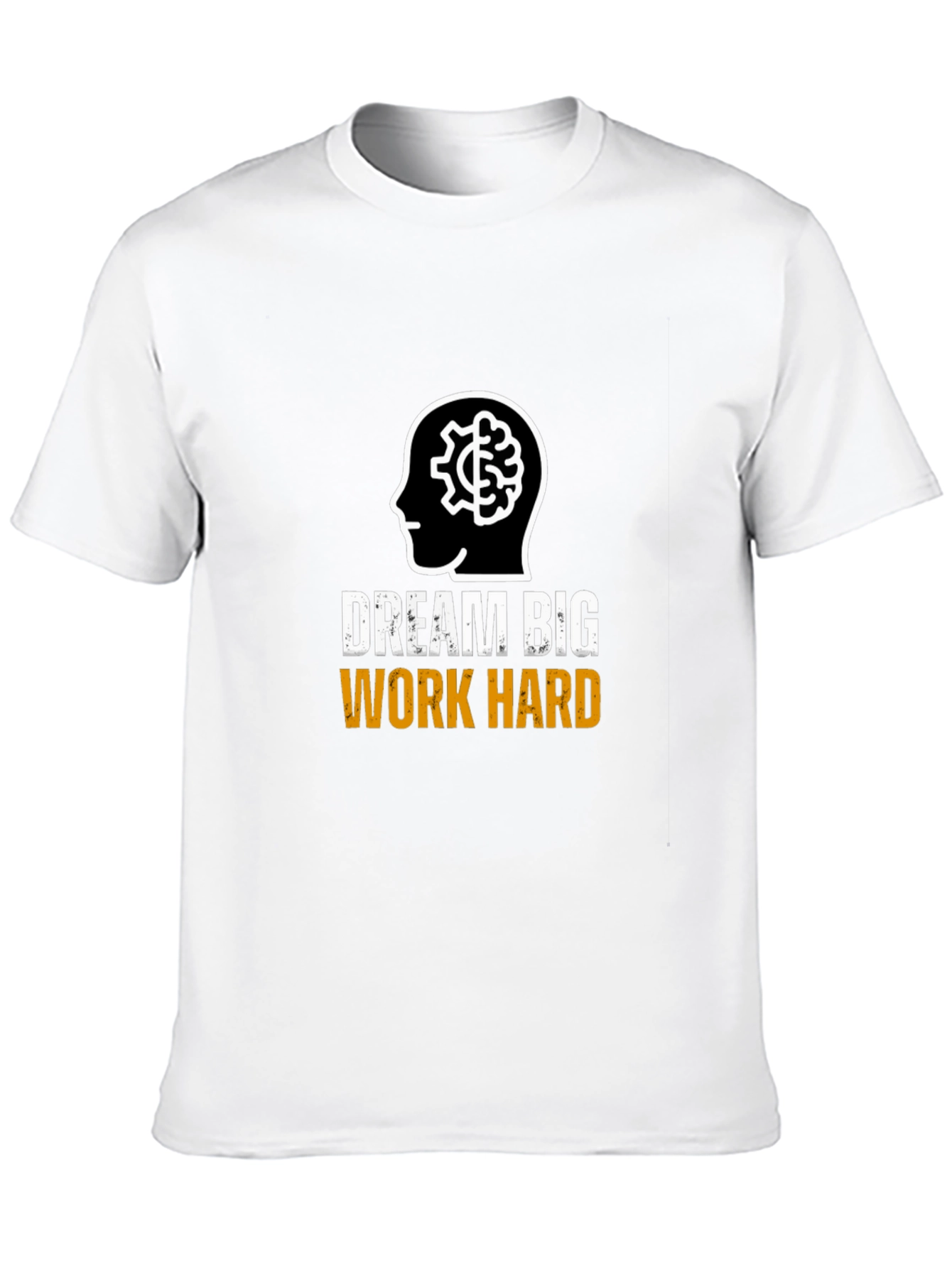 Black Dream Big Work Hard Graphic T-Shirt view 10
