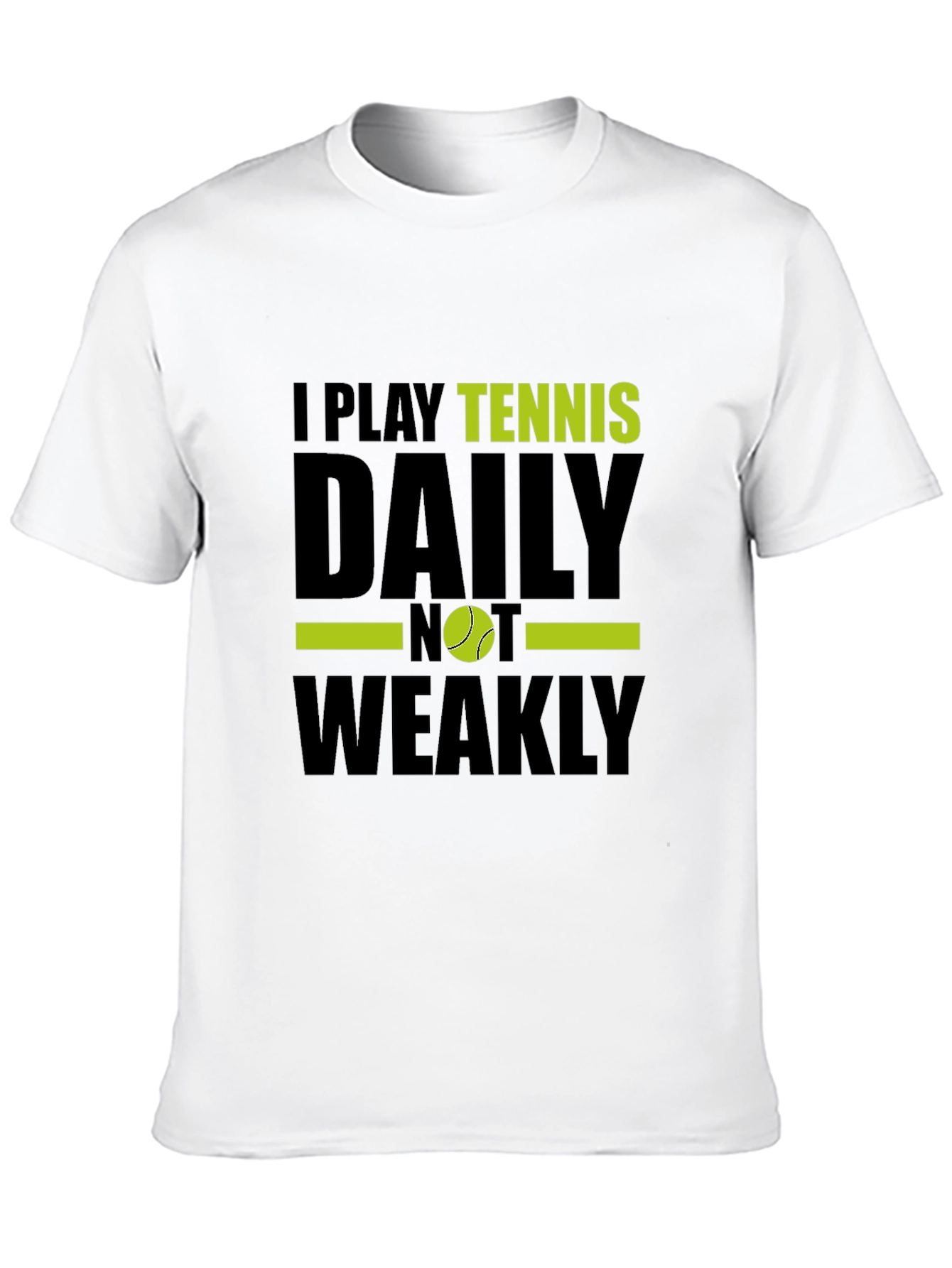 Black Tennis Player Graphic T-Shirt - Daily NOT Weakly! view 10