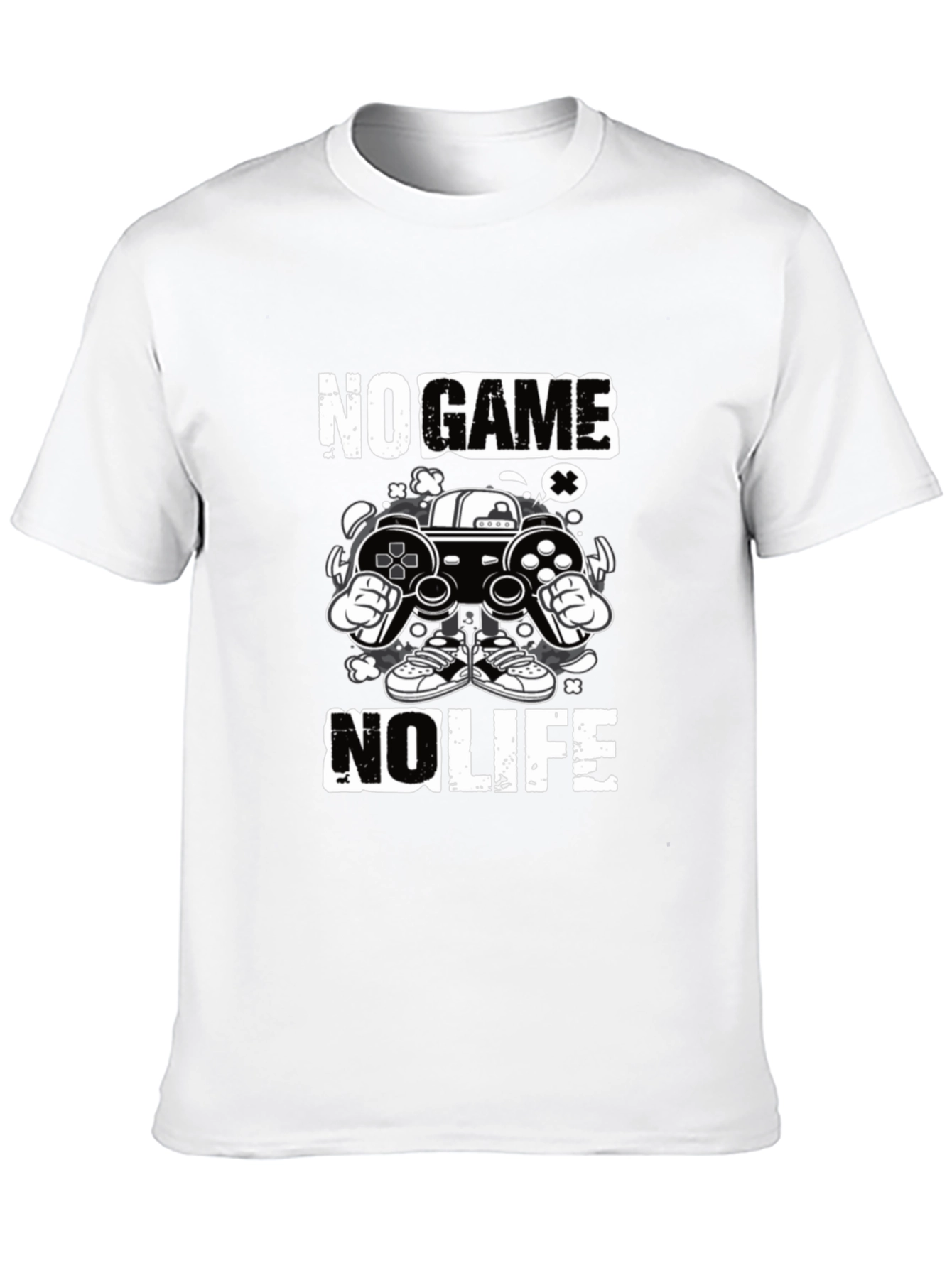 Black No Game No Life Graphic Tee view 10