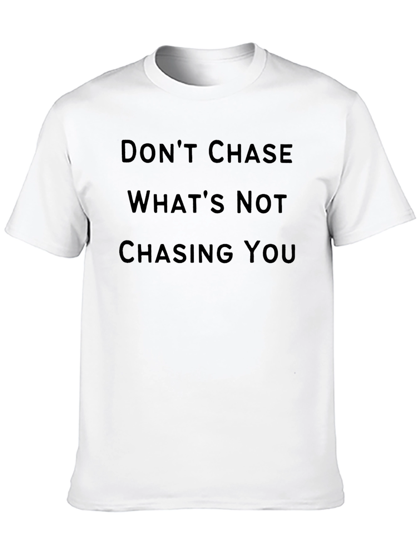 Black Don't Chase Graphic Tee - Mens Black T-Shirt view 10
