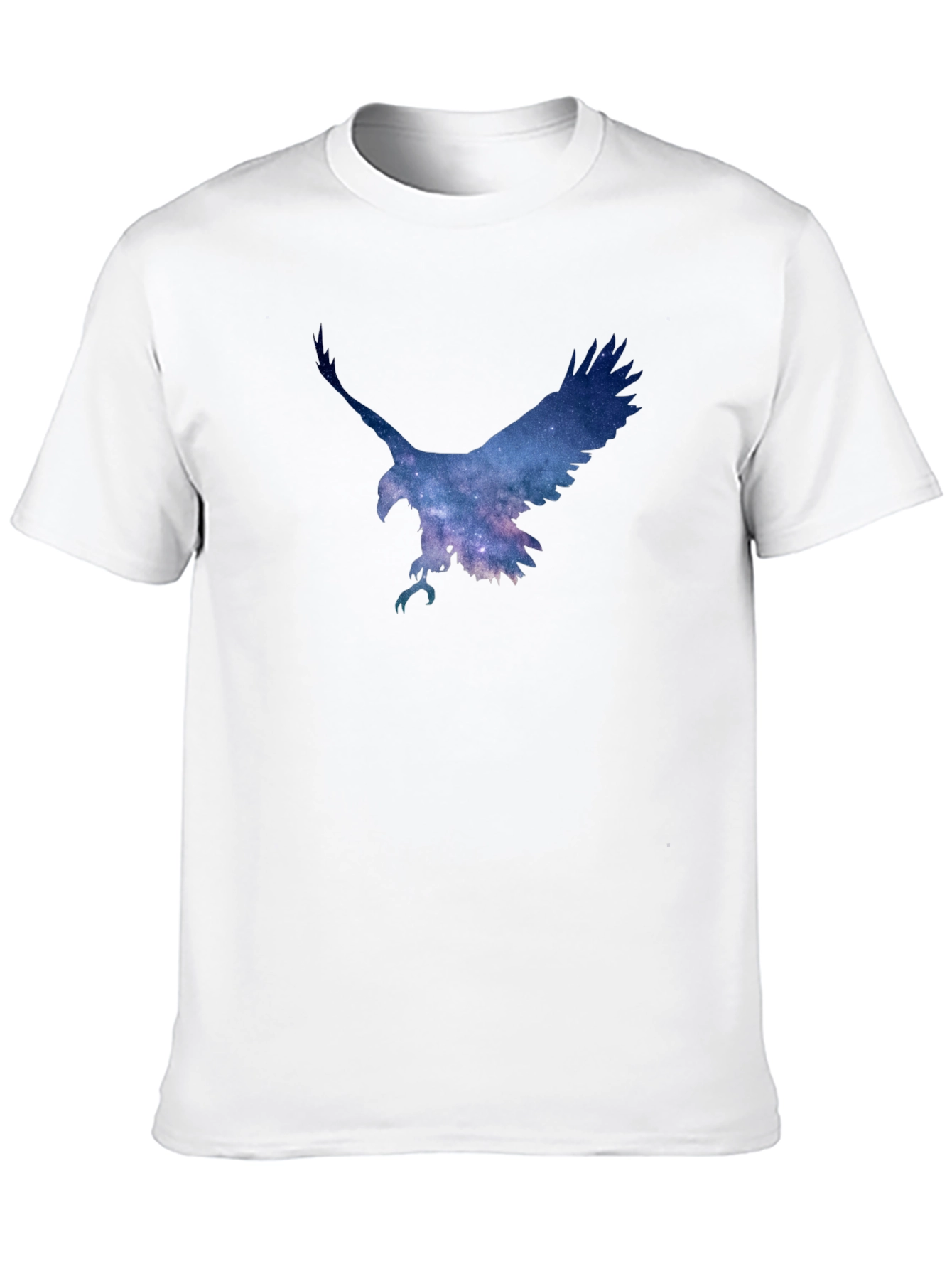 Black Galaxy Eagle Graphic T-Shirt view 10