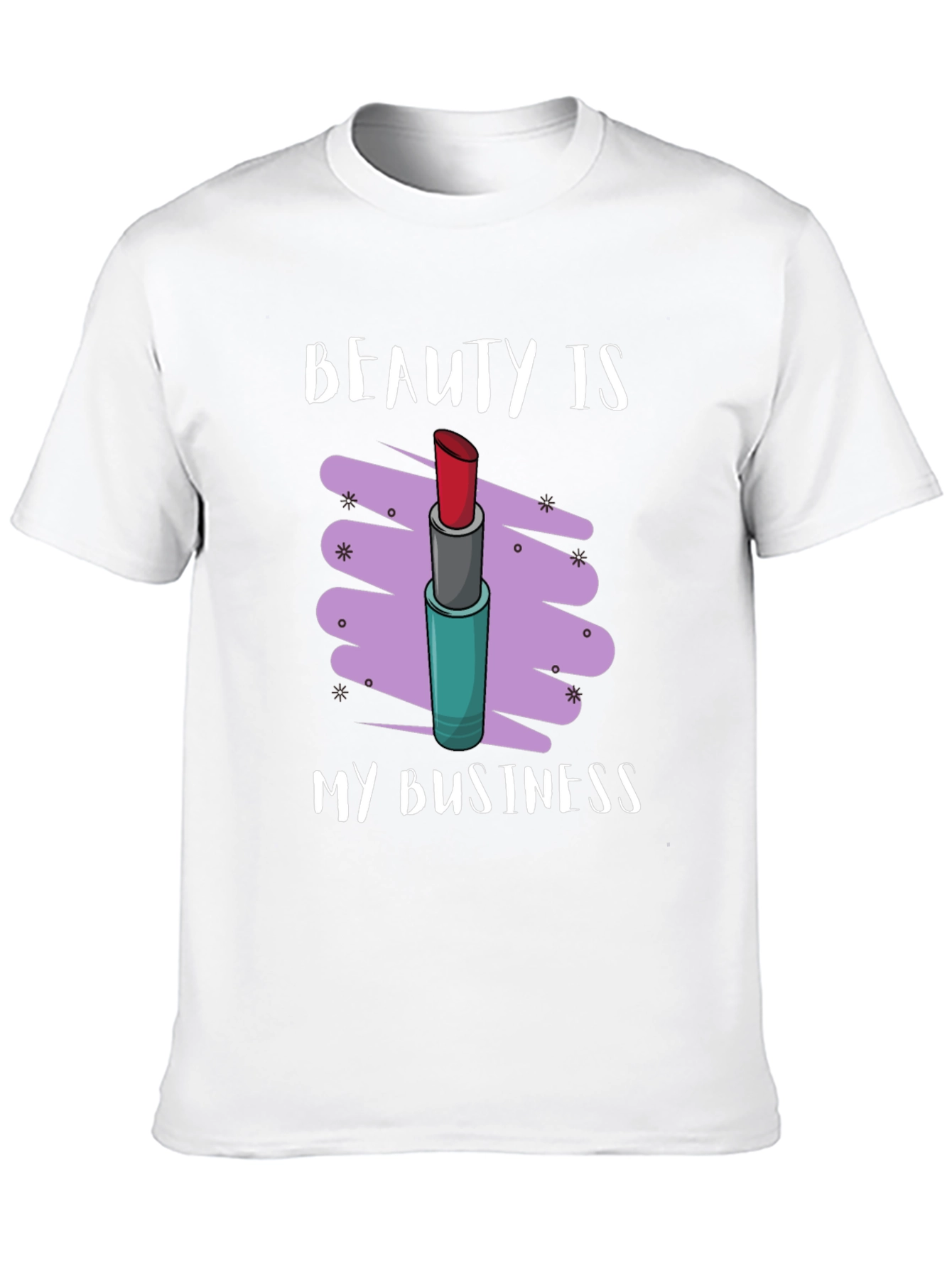 Black Beauty Is My Business Lipstick Graphic Tee view 10