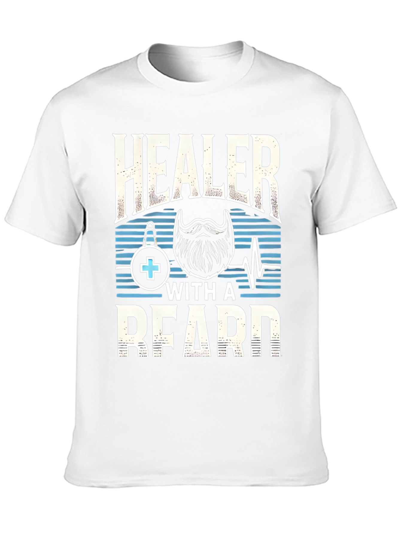 Black Healer With a Beard Graphic Tee view 10
