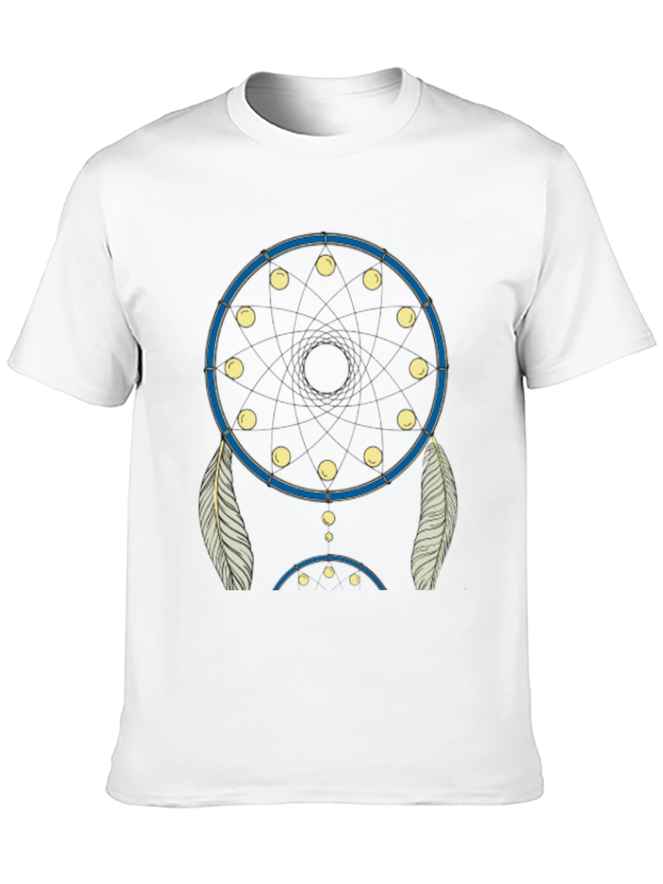 Black Dream Catcher Graphic Tee - Black Cotton Blend view 10
