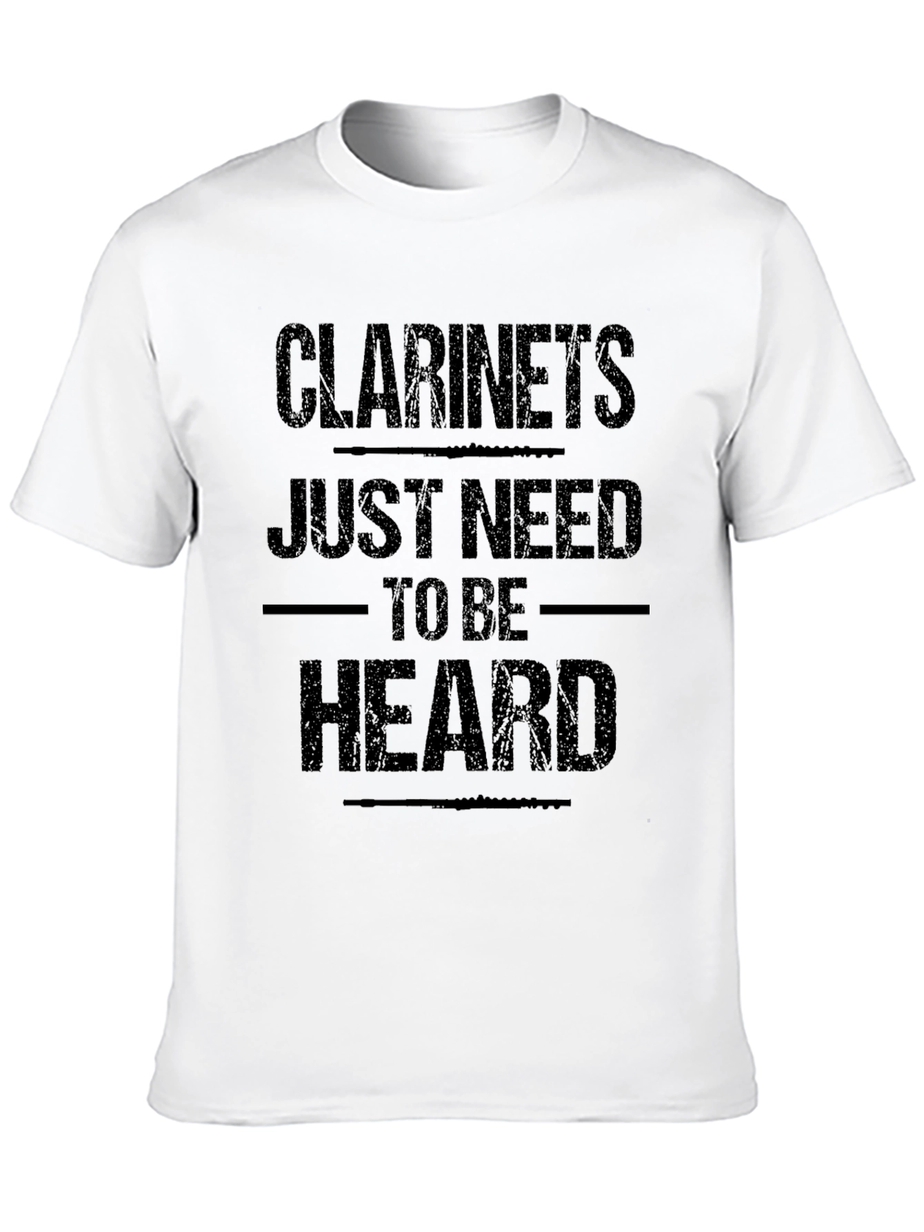Black Clarinet's Just Need to Be Heard Graphic Tee view 10